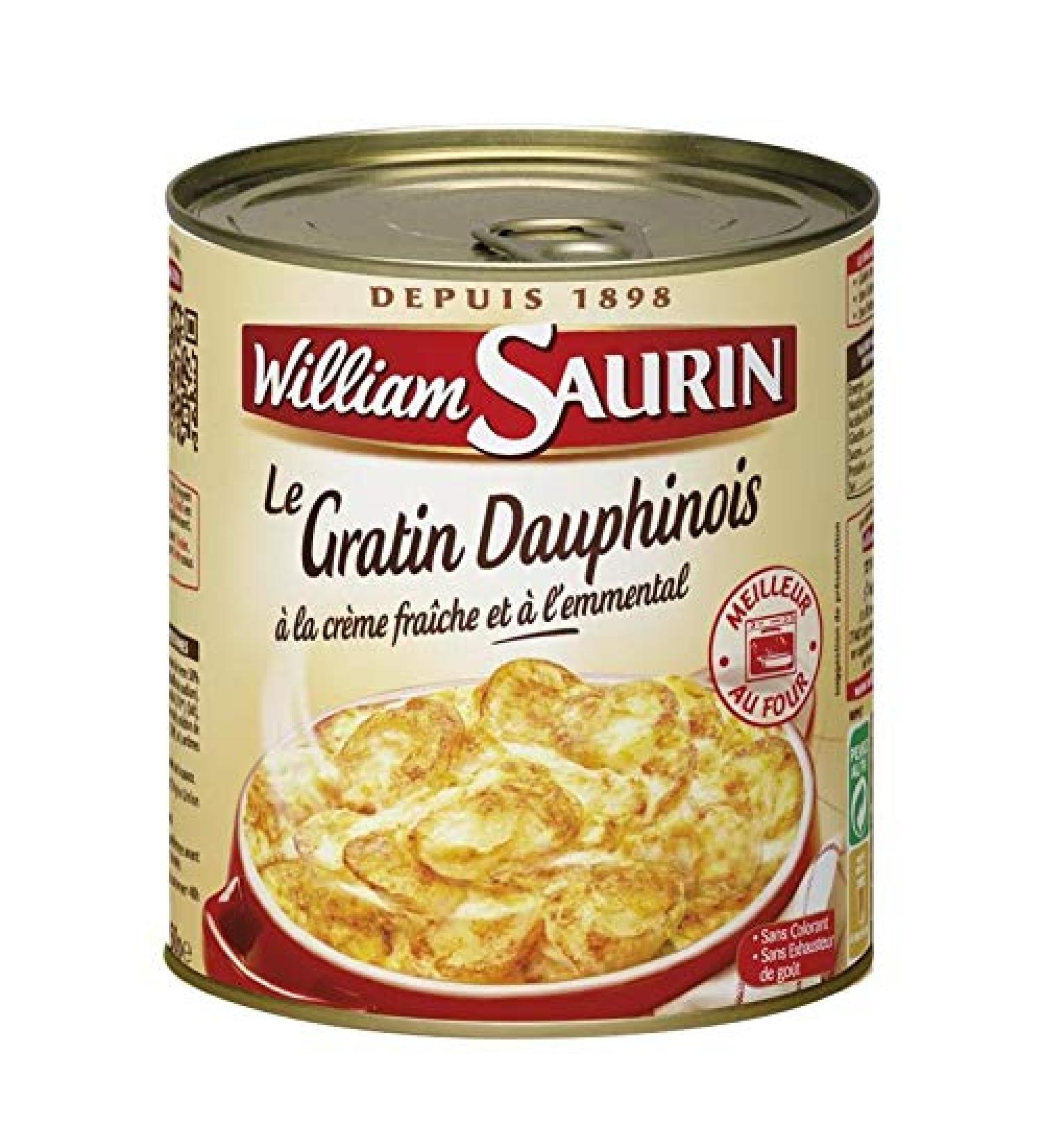 WILLIAM SAURIN - Gratin Dauphinois 850G - Pack of 4 - Special Offer - Buy Online on GoSupps.com
