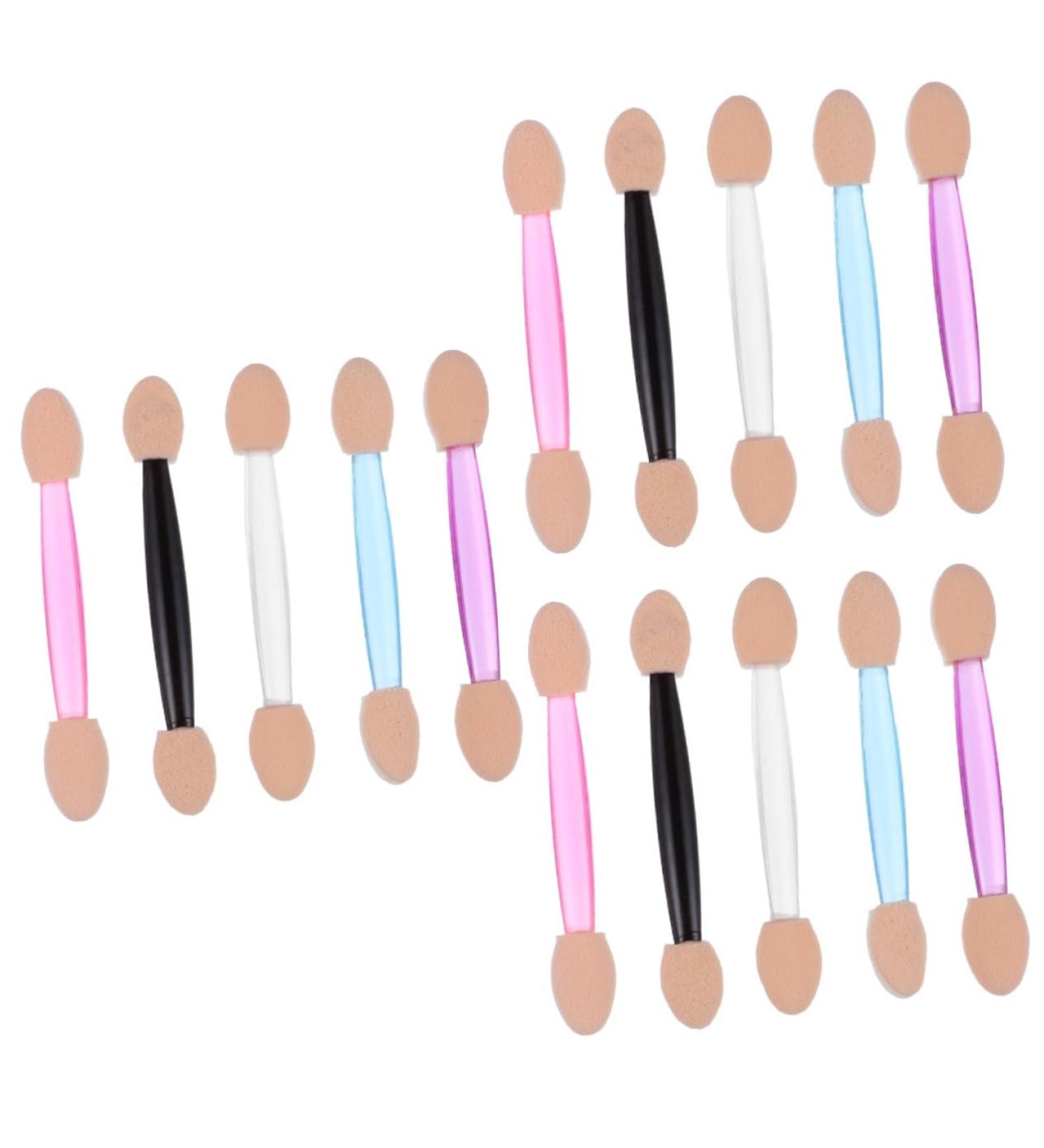 Hemoton 750 Pcs 5 Boxes Double Ended Eyeshadow Brush Eyeshadow Sponge Sponges Makeup Plastic - Buy Online on GoSupps.com