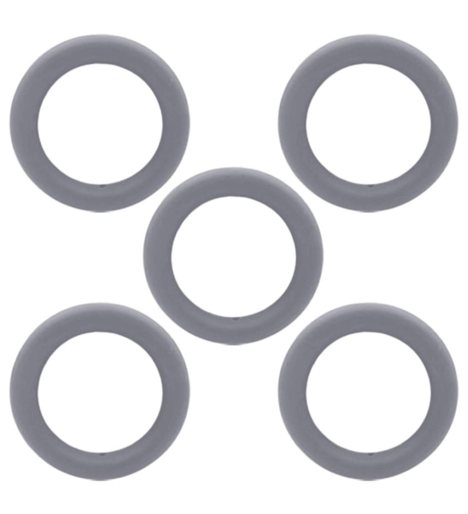 Yuanshenortey 5Pcs 65mm Silicone Teething Toys | DIY Baby Chewable Nursing & Shower Gifts - International Shipping - Buy Online on GoSupps.com