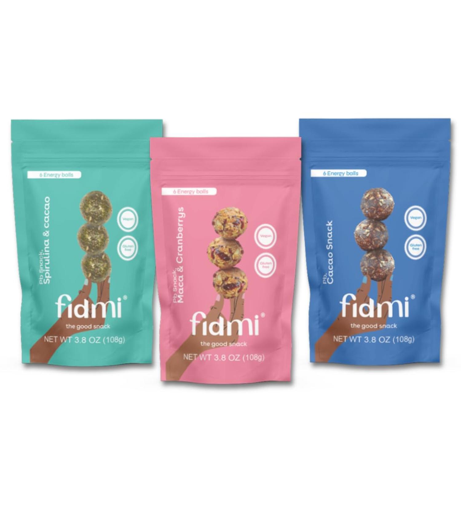 Snack Protein Energy Balls Assorted Pack - Vegan Gluten Free Plant Based Superfoods - All Natural Ingredients - Healthy Snack Size Bites (3.8 oz 3 Count - Buy Online on GoSupps.com