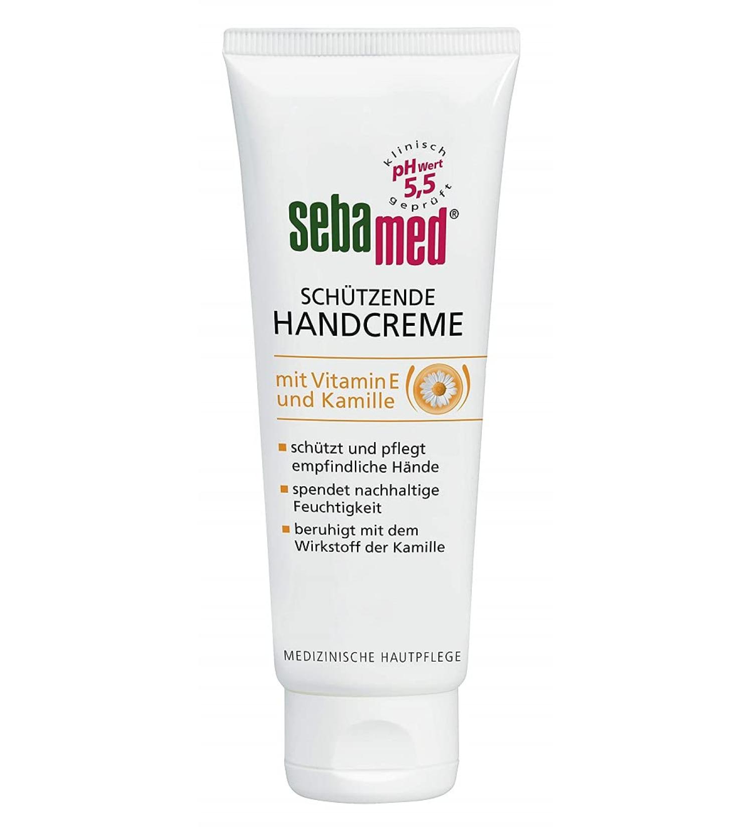 Sebamed Protective Hand Cream 75ml with Vitamin E & Chamomile - Moisturizes for Smooth Skin - Buy Online on GoSupps.com