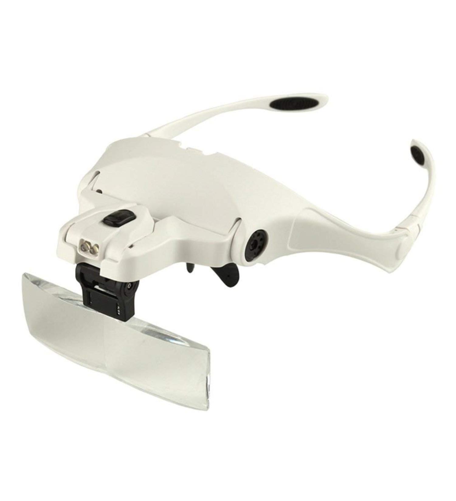 Magnifying Multiple Lens Magnifying Glasses 9892B1 Magnifier Interchangeable 5 Pcs Lenses Headband 2LED Head Lamps (Color : White) Made in China - Buy Online on GoSupps.com