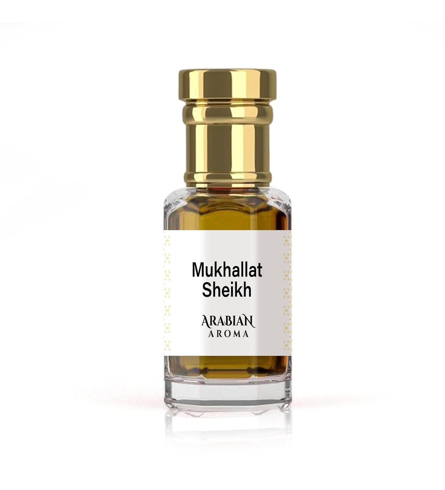 Mukhallat Sheikh Perfume Oil Attar Fragrance with Rose and Oud Notes Mukhallat Perfume Oil Non Alcoholic Arabian Attar Long Lasting Oriental Fragrance - Buy Online on GoSupps.com