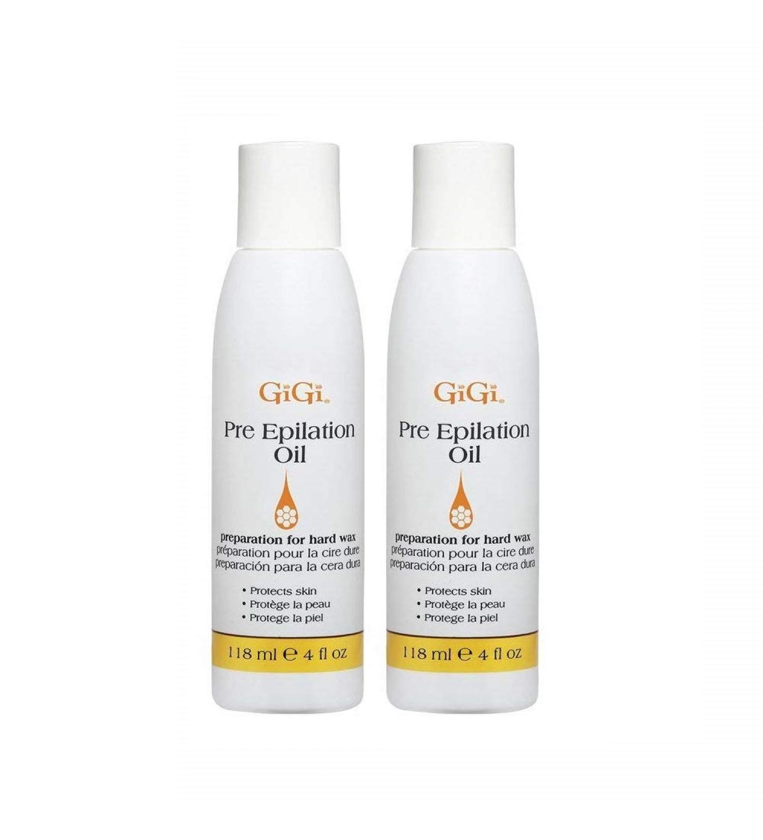 GiGi Pre-Epilation Oil 4 Ounce (2 pack)