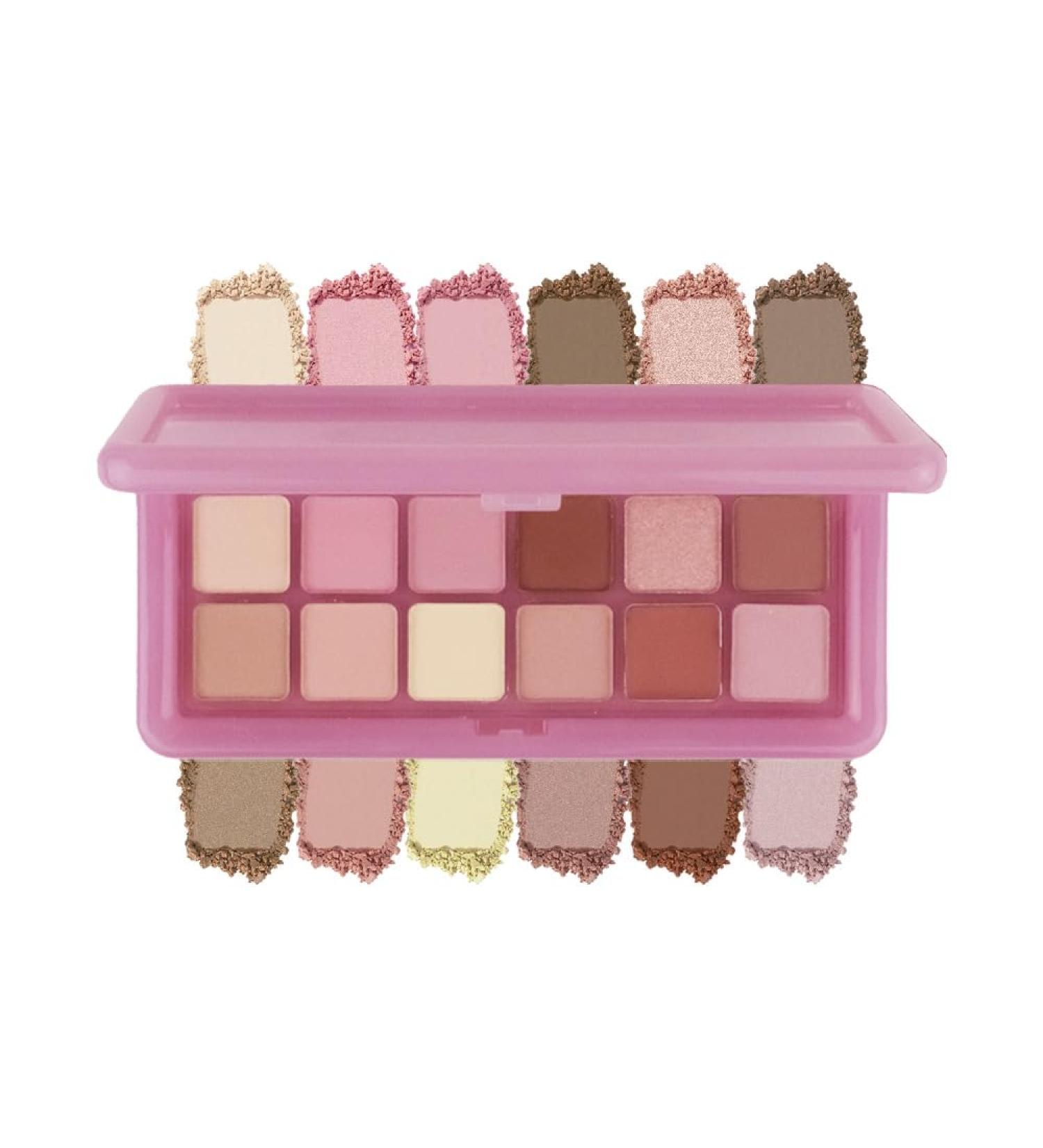 Premium 12-Color Eyeshadow Palette | Natural Long-Lasting Pigmented Makeup for On-the-Go - Buy Online on GoSupps.com