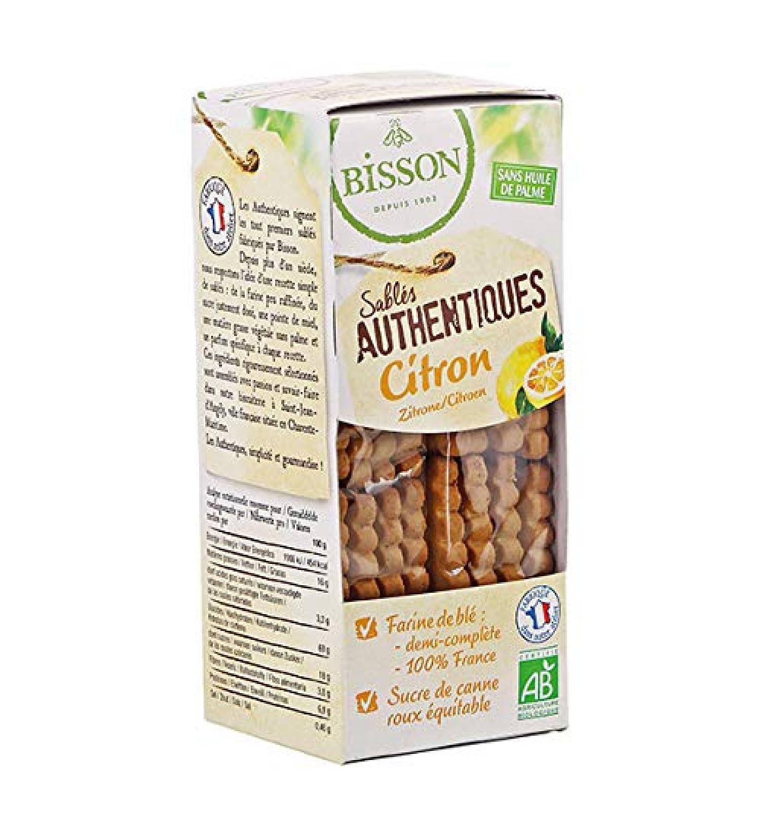 Bisson - Authentic Lemon Biscuit 175G - Sold per unit - Buy Online on GoSupps.com