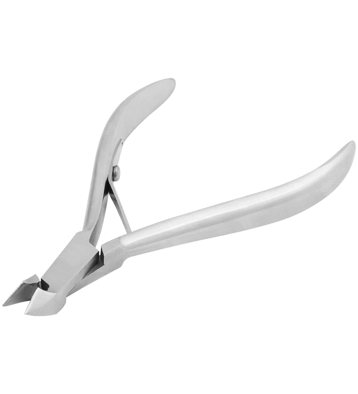 Professional Stainless Steel Cuticle Nippers - Salon Quality Cuticle Remover and Cutter for Manicure and Pedicure - Silver - Buy Online on GoSupps.com