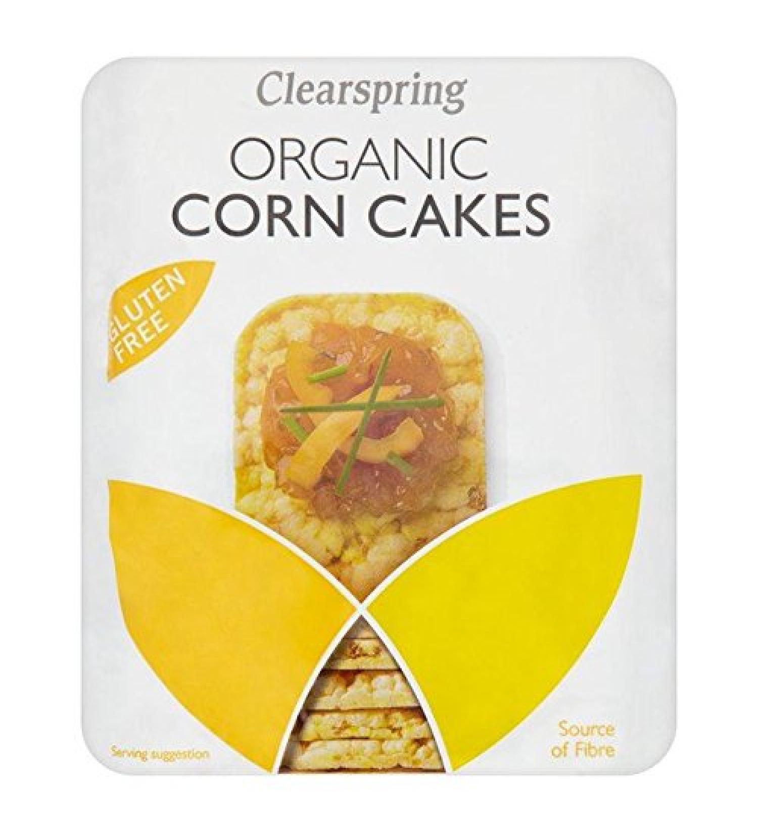 Clearspring Gluten Free Organic Corn Cakes 130g