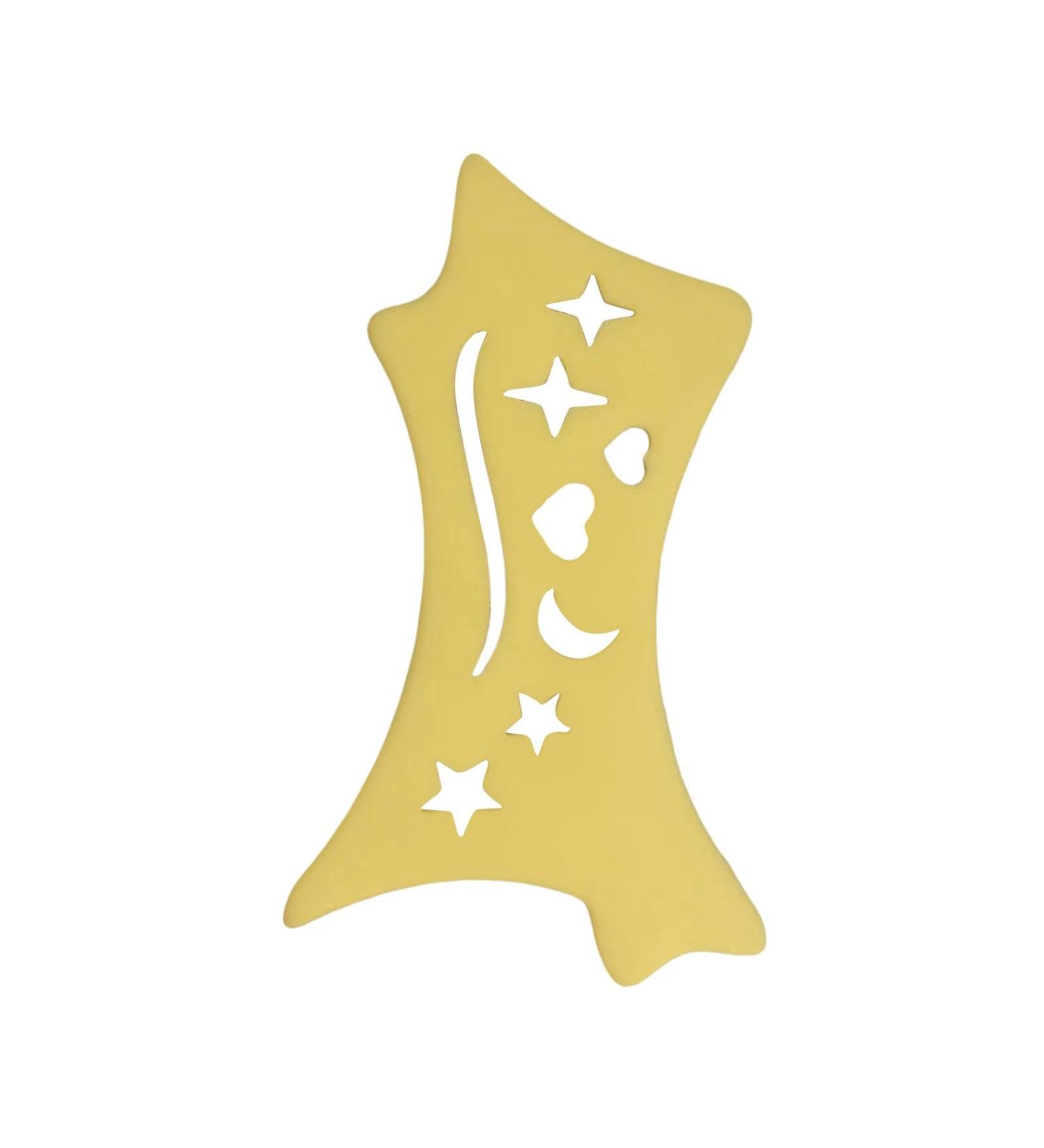 Generic Silicone Eyeliner Stencil Eye Aid Tool Silicone Eyeliner Aid Eyeshadow Eyeliner Tool for Lady Yellow - Buy Online on GoSupps.com