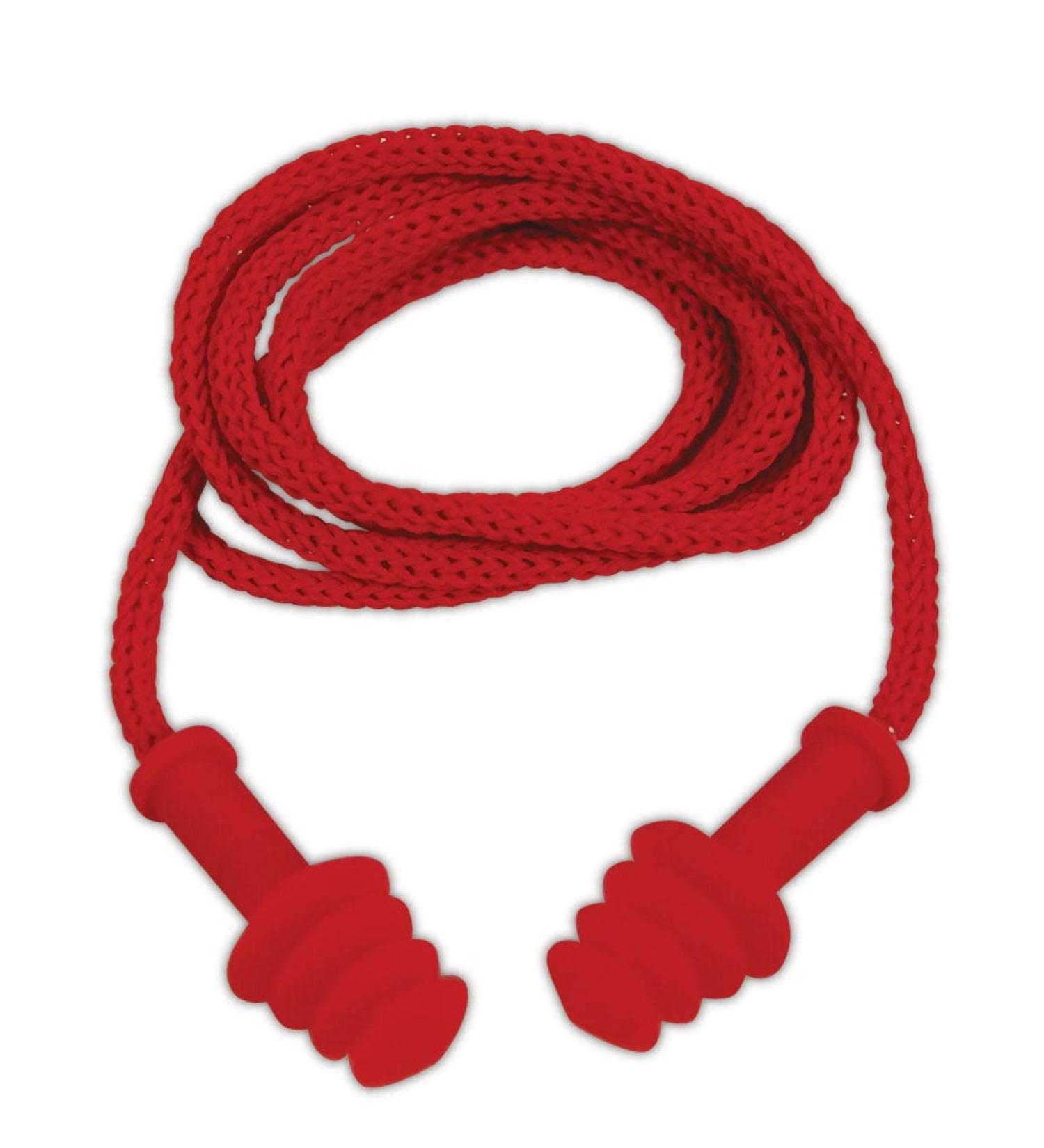 MAGID IHP400RC E2 Reusable Earplugs with Nylon Removable Cord Standard (200 Earplugs)
