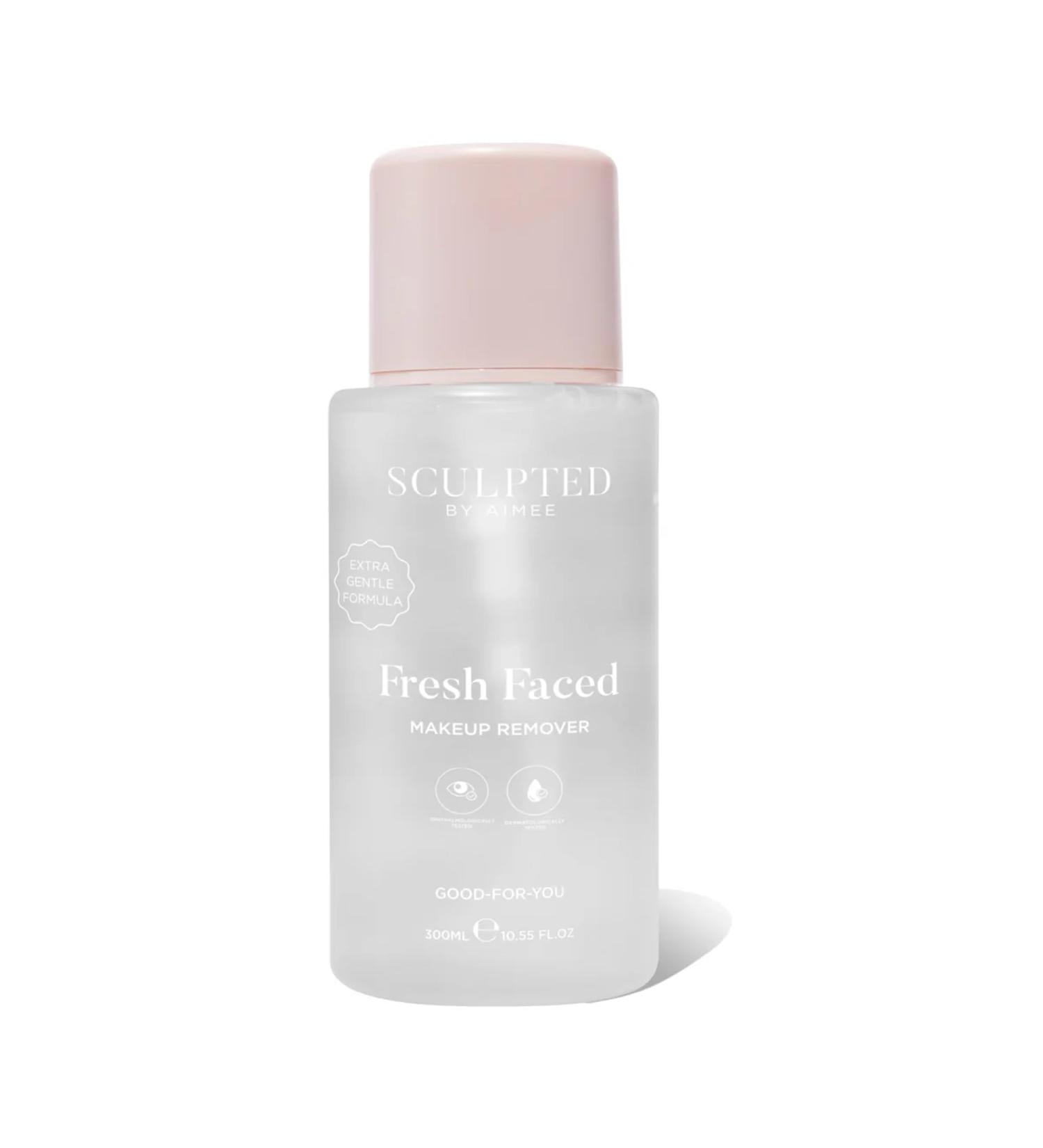 Fresh Faced Maxi Makeup Remover from Sculpted by Aimee 300ml Gentle Dermatologically Tested Cleanser and Makeup Remover for Sensitive Skin - Buy Online on GoSupps.com