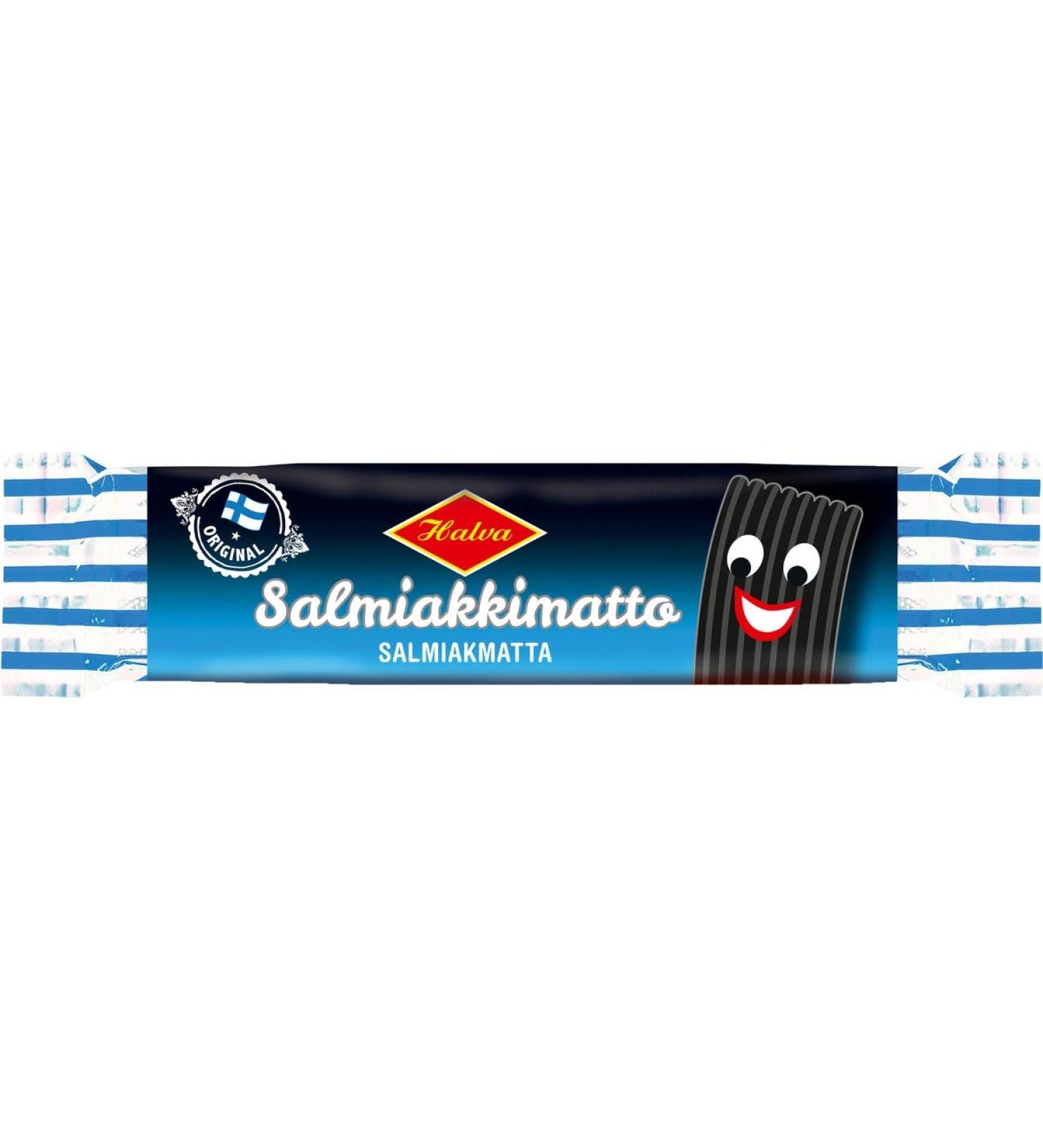 Halva Salmiakkimatto Salty R glisse 6 barres of 60g