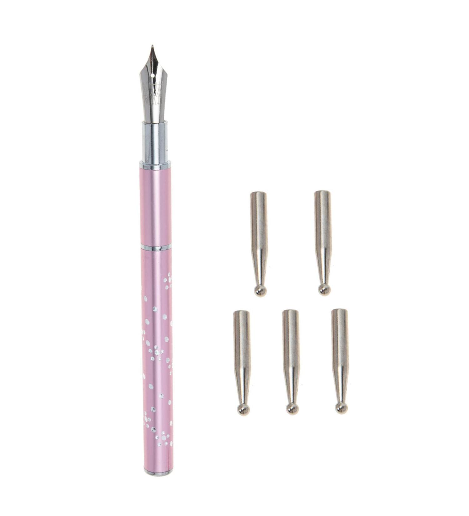 FOMIYES 1 Set Nail Art Pen Nail Dotting Pen Builder Gel Brush Diy Embroidery Tool Nail Accessories Nail Painting Pen Nail Dotting Tools Nail Tools Stainless Steel Pencil Painted - Buy Online on GoSupps.com