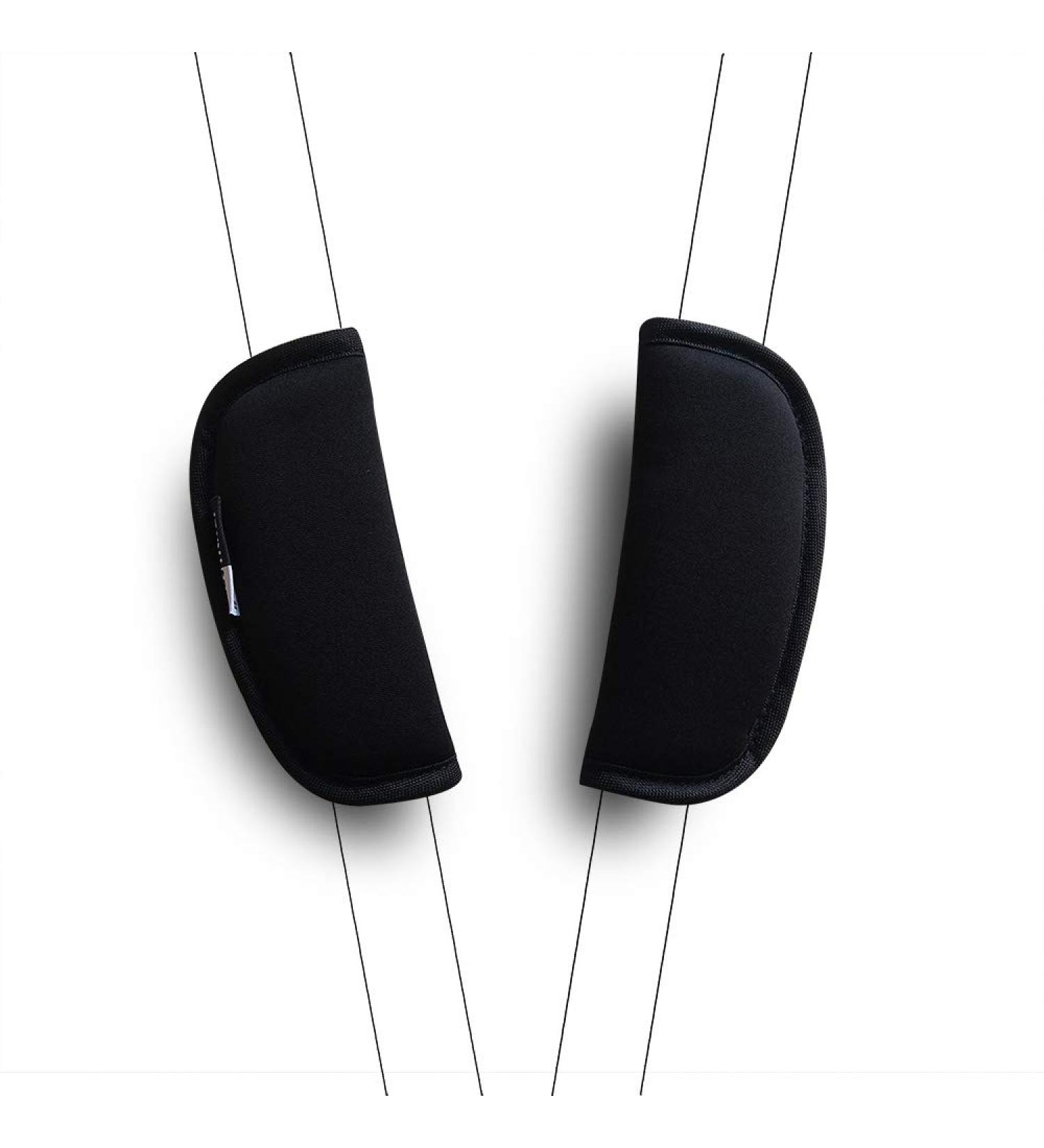 2-Piece Universal Baby Stroller Car Seat Strap Covers in Black - Buy Online on GoSupps.com