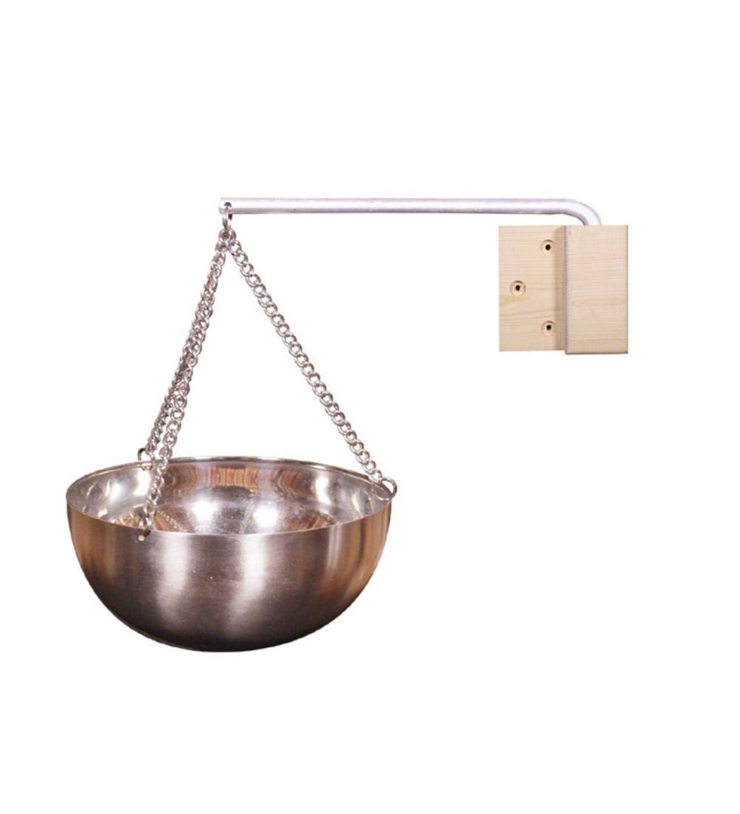 Premium Copper Aroma Bowl for Sauna | Stainless Steel Herb & Oil Pot for Ultimate Spa Experience - Buy Online on GoSupps.com