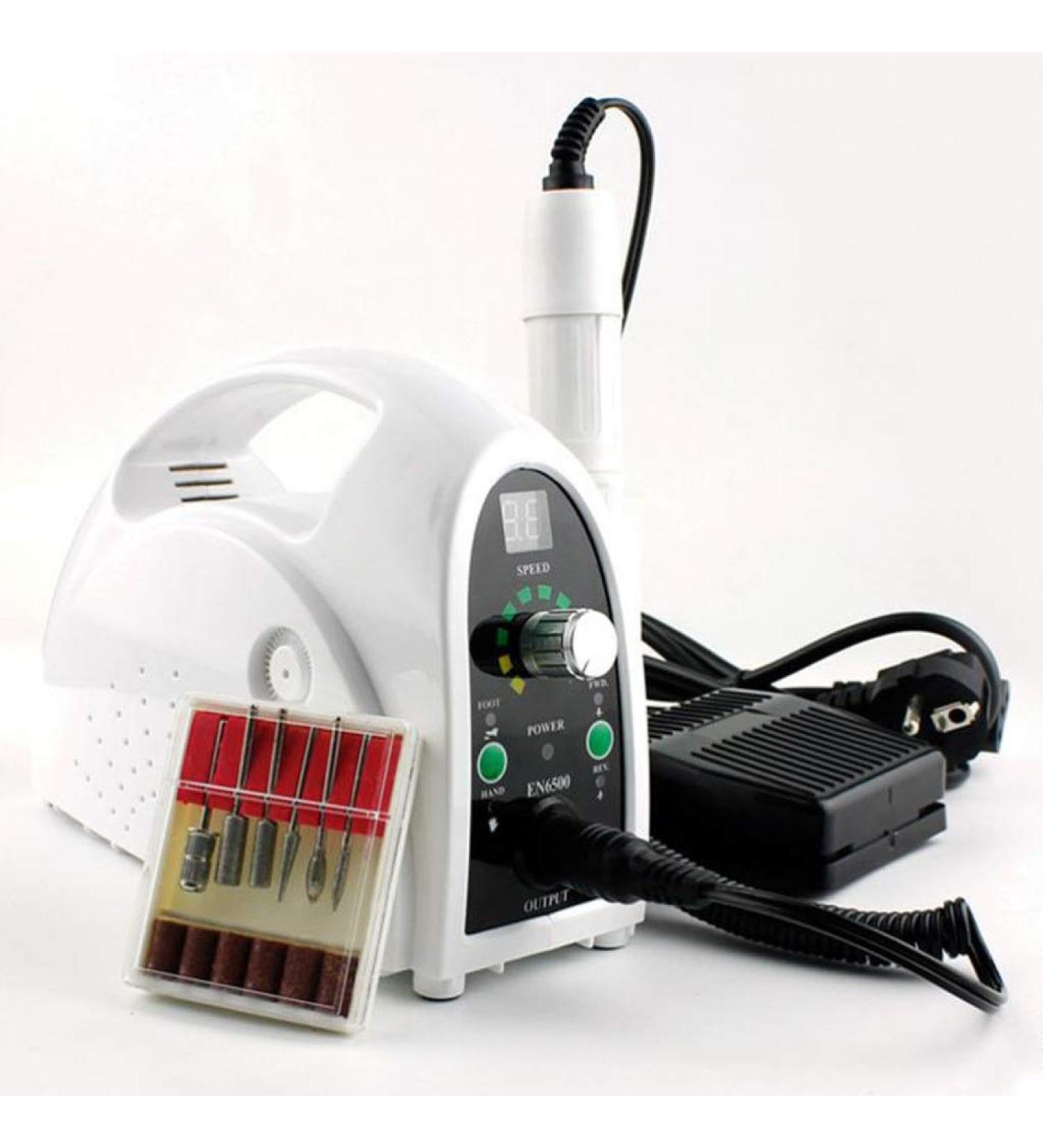 Nail Drill for Acrylic Nails - 35000 RPM Electric Efile Nail Drill for Gel Nails Remove Poly Nail Gel Gift for Women Use Nail Buffer Man White - Buy Online on GoSupps.com