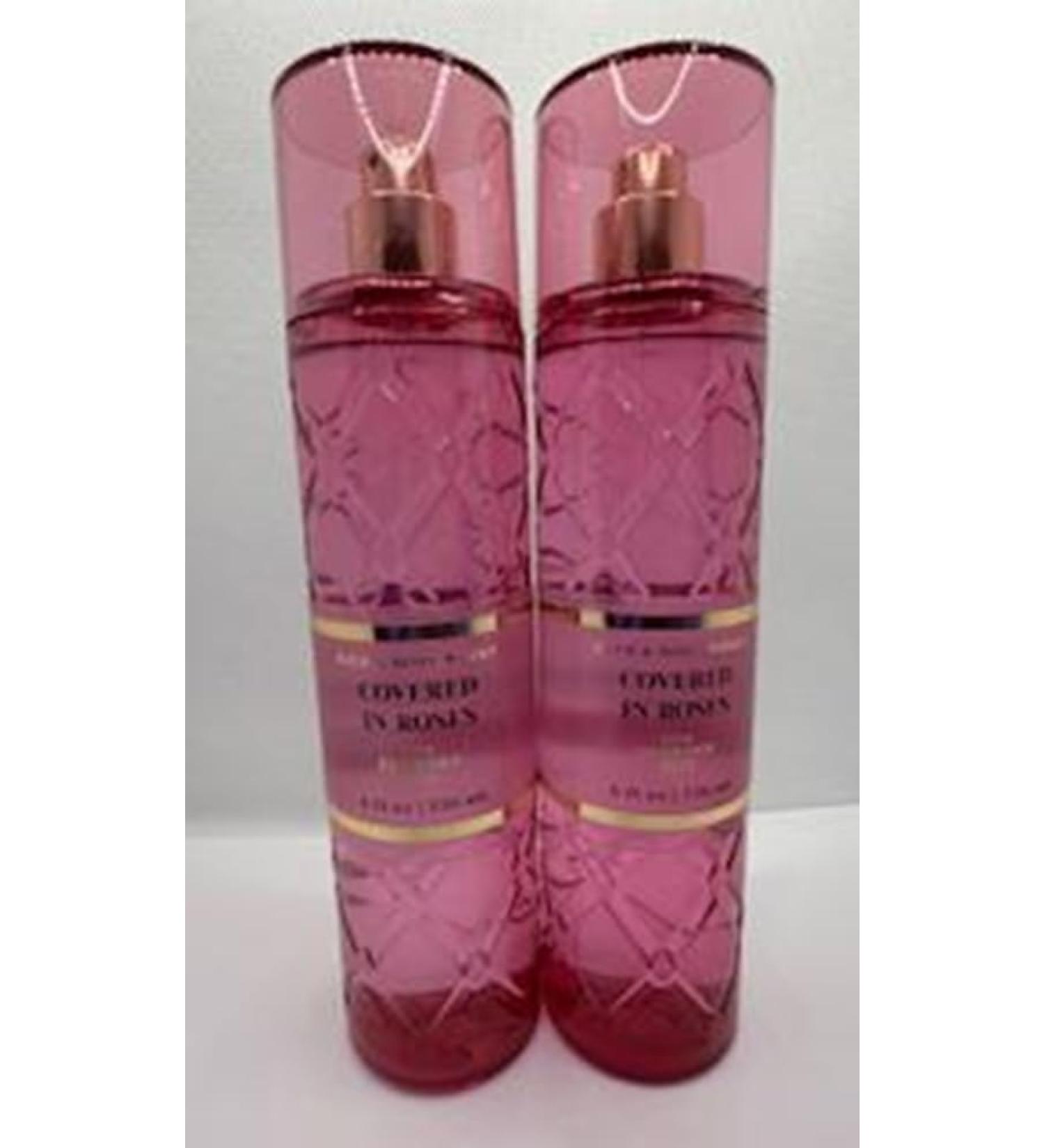 Set of Two Covered In Roses Fine Fragrance Mist Sprays 8 Ounce Each Pink