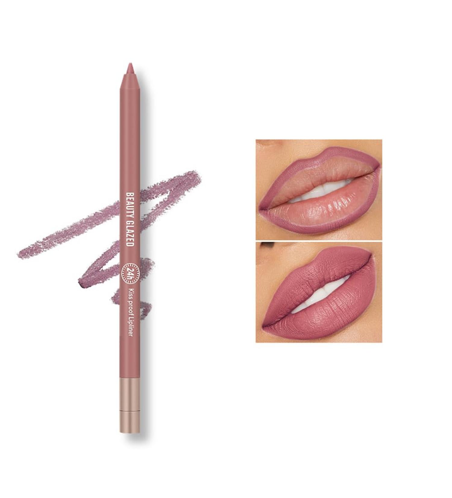 Ultra Fine Waterproof Lip Liner - Long-Lasting Matte Pigmented Pencils in Assorted Colors | Non-Stick & Fade-Resistant | Perfect for Natural Lip Makeup - Buy Online on GoSupps.com
