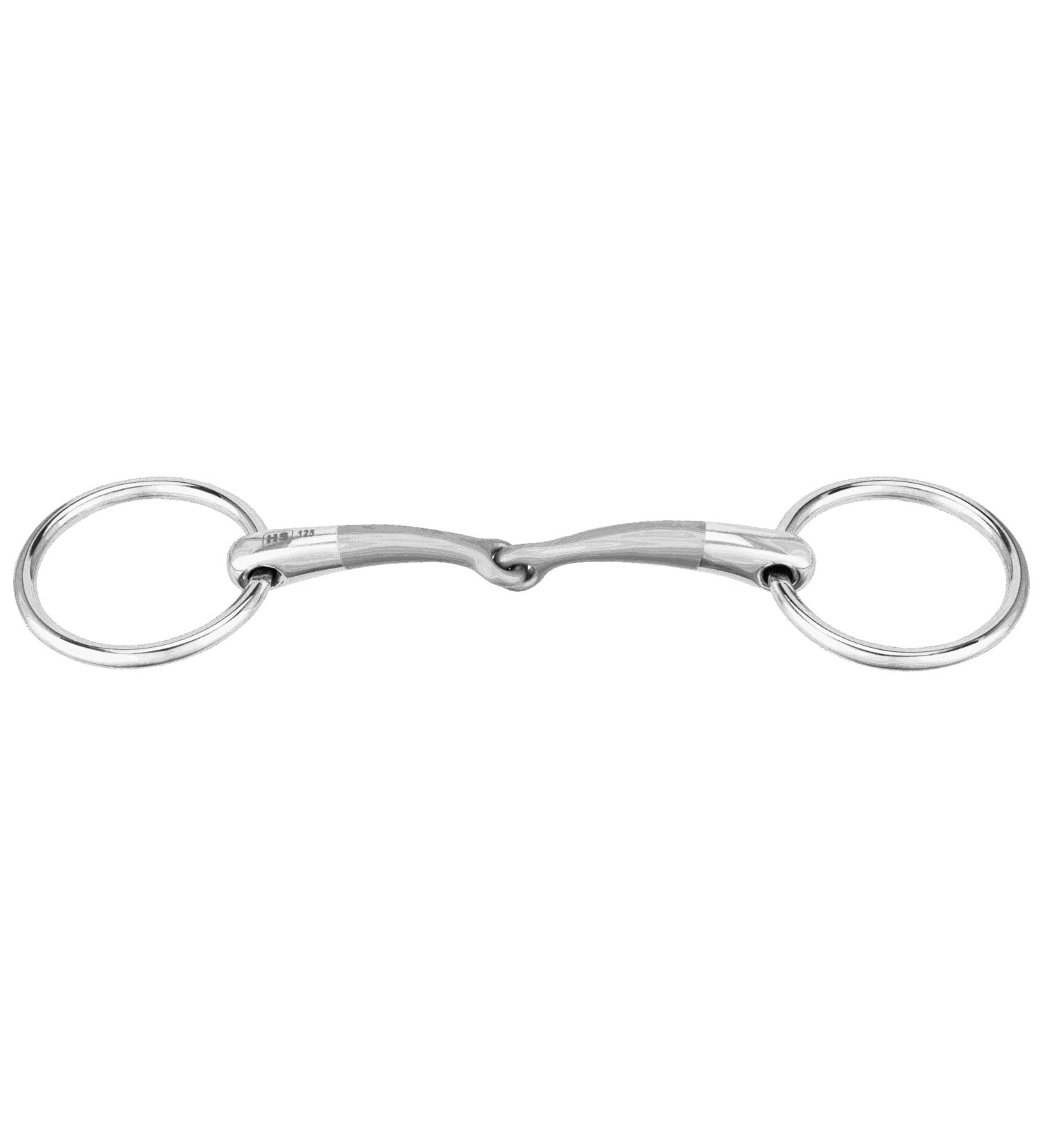 Sprenger SATINOX bridle 12 mm single jointed - stainless steel 145 mm width