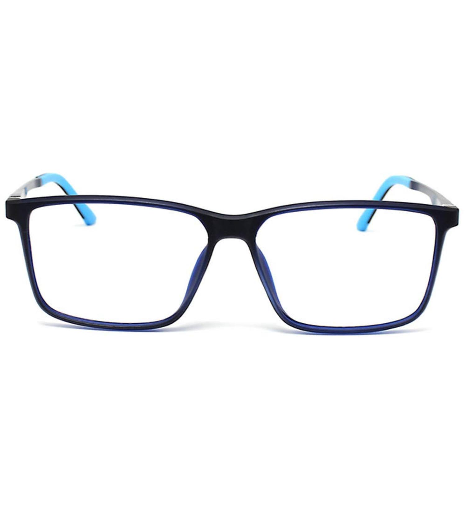 Kokobin Anti-Blue Light Reading Glasses for Men & Women | TR Brille with Feder Hinge | +1.0 Strength Blue Lens - Buy Online on GoSupps.com