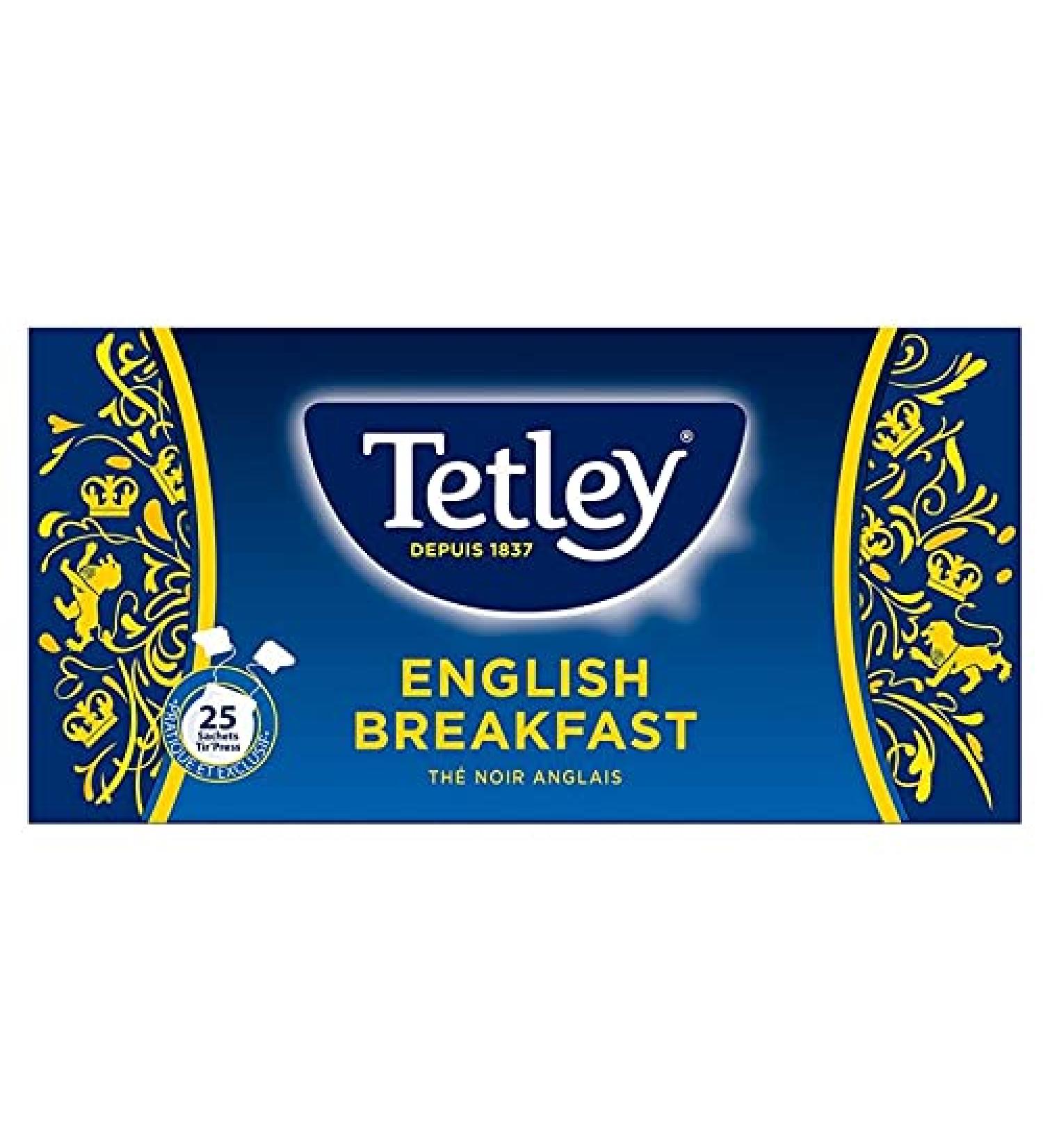 TETLEY - Th English Breakfast Sachet 50G - Lot De 4 - Offre Special - Buy Online on GoSupps.com