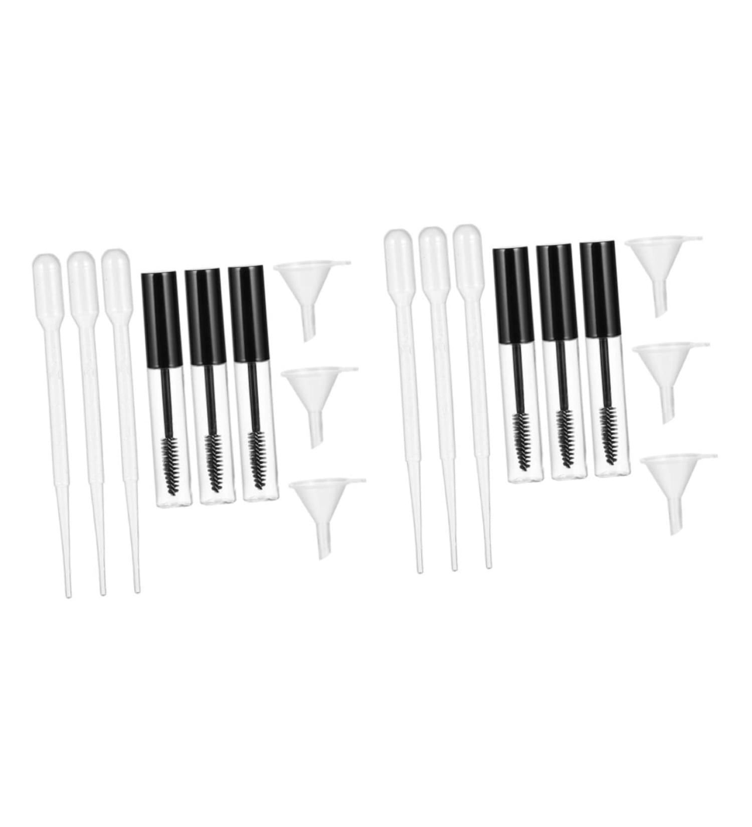 Didiseaon 2 Sets Mascara Tube Empty Mascara Bottle Lip Gloss Clear Eyeliner Bottle Funnel Mini Abs Accessories - Buy Online on GoSupps.com