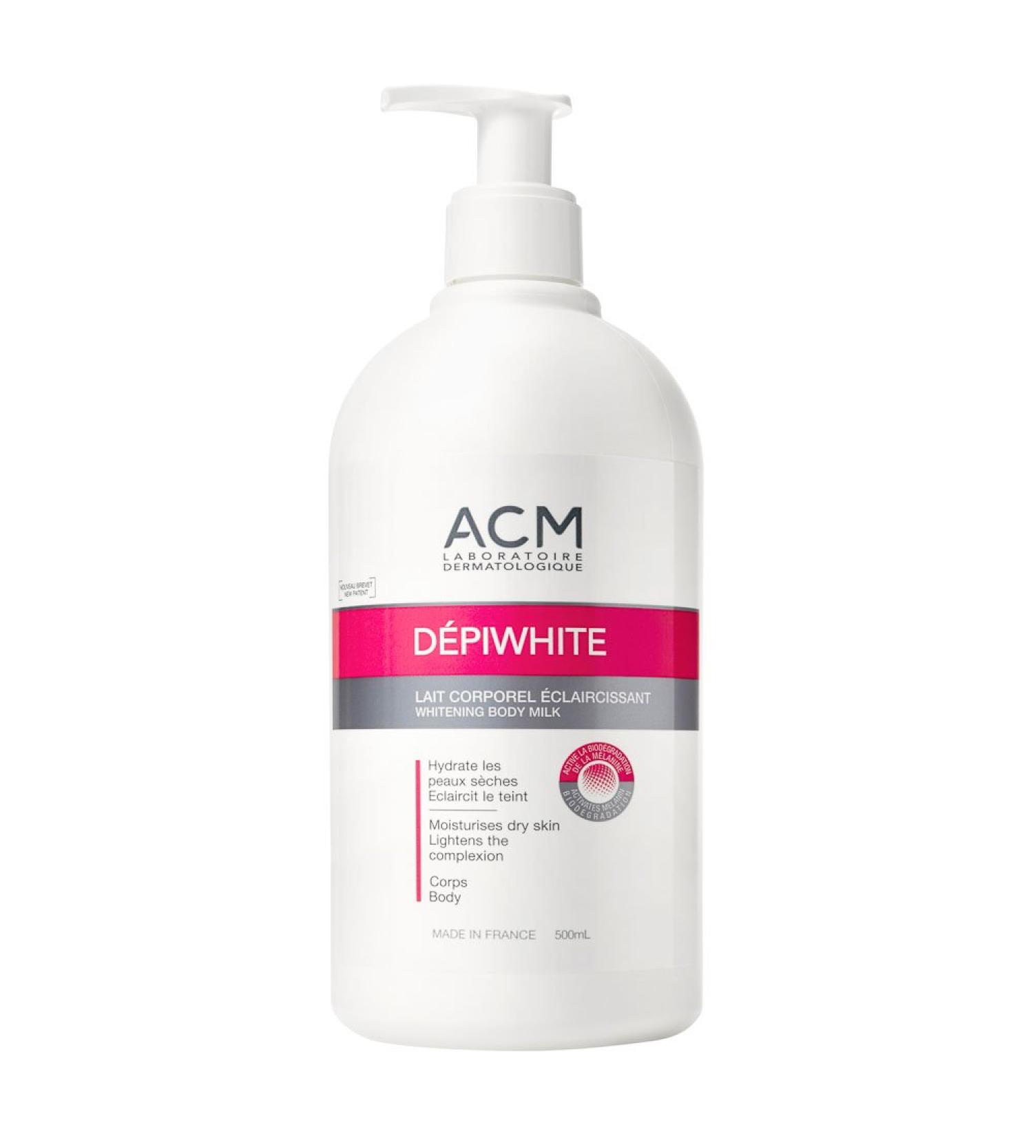 Lait Corporel Eclaircissant Anti Taches 500ml Depiwhite Acm