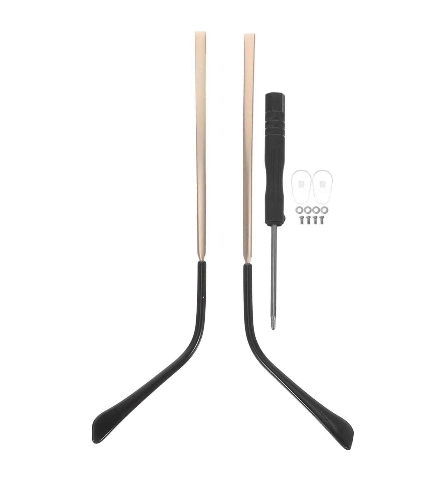 Ultechnovo Metal Glasses Replacement Brackets - 2 Pairs of Durable Arms for Sunglasses & Optical Frames | DIY Repair Set - Buy Online on GoSupps.com