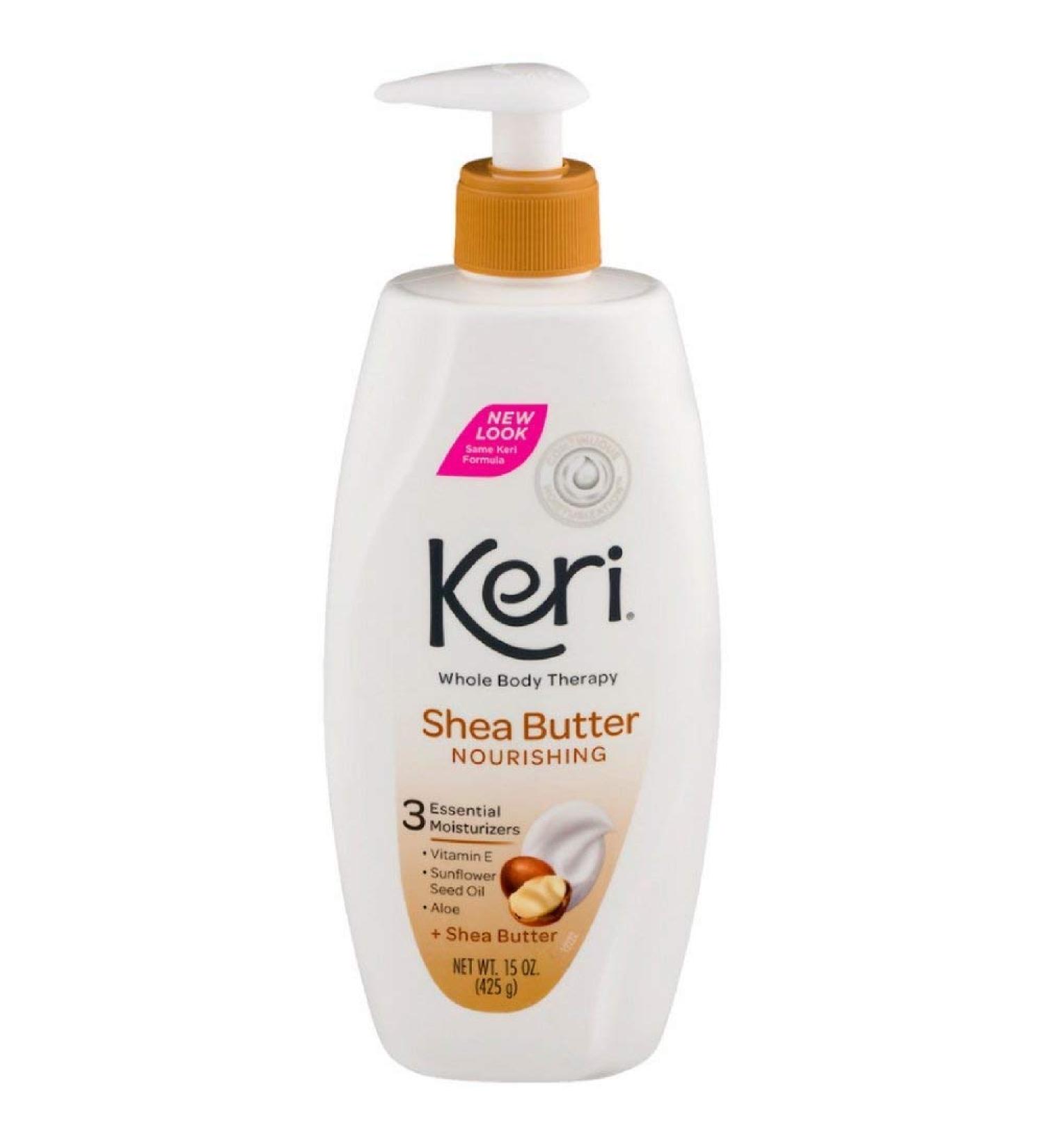 Keri Nourishing Whole Body Therapy Lotion Shea Butter 15 OZ