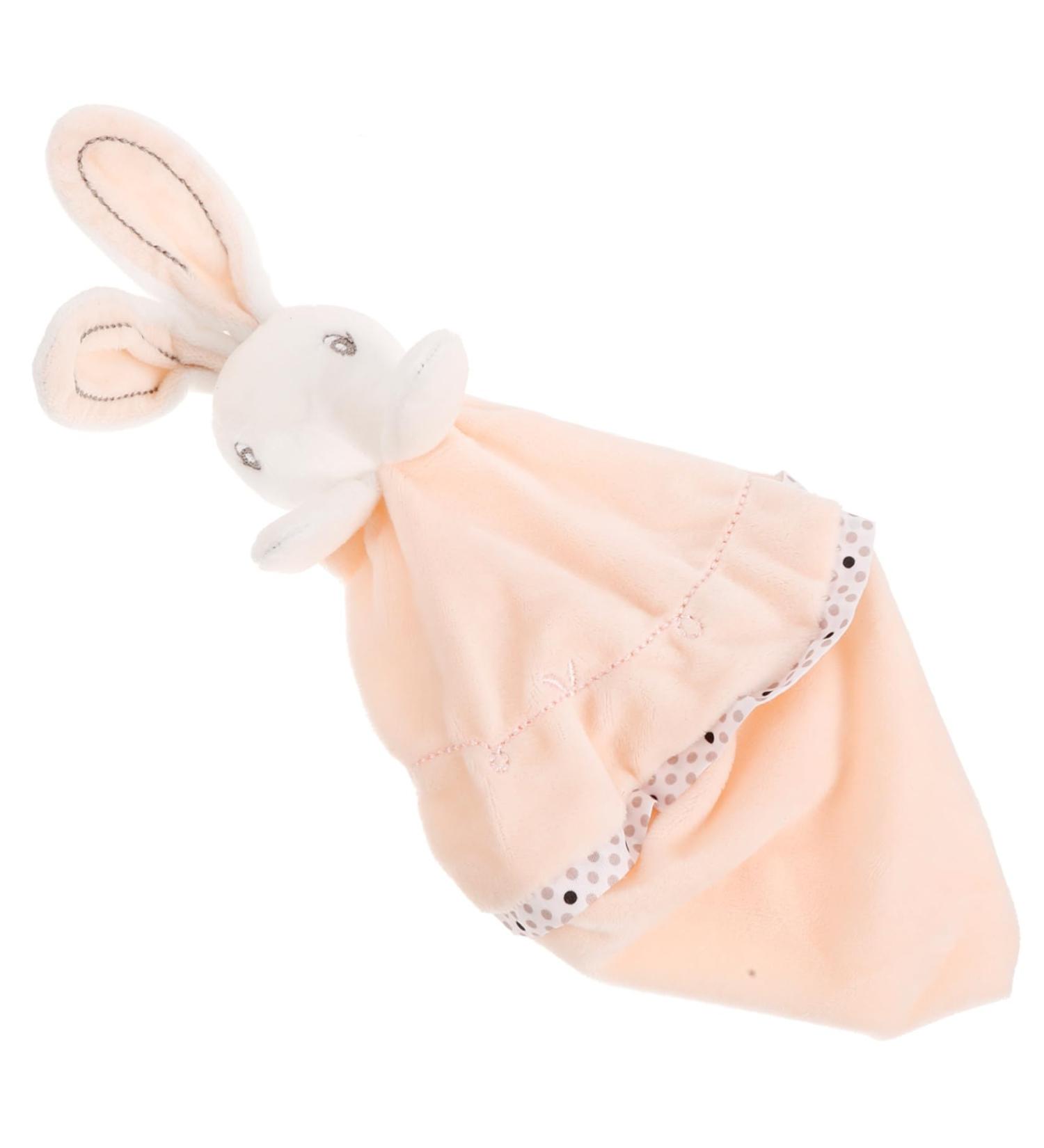 Zerodeko Soothing Toys & Towel - Pink Baby Doll Sleeping Towels for Comfort | International Shipping - Buy Online on GoSupps.com