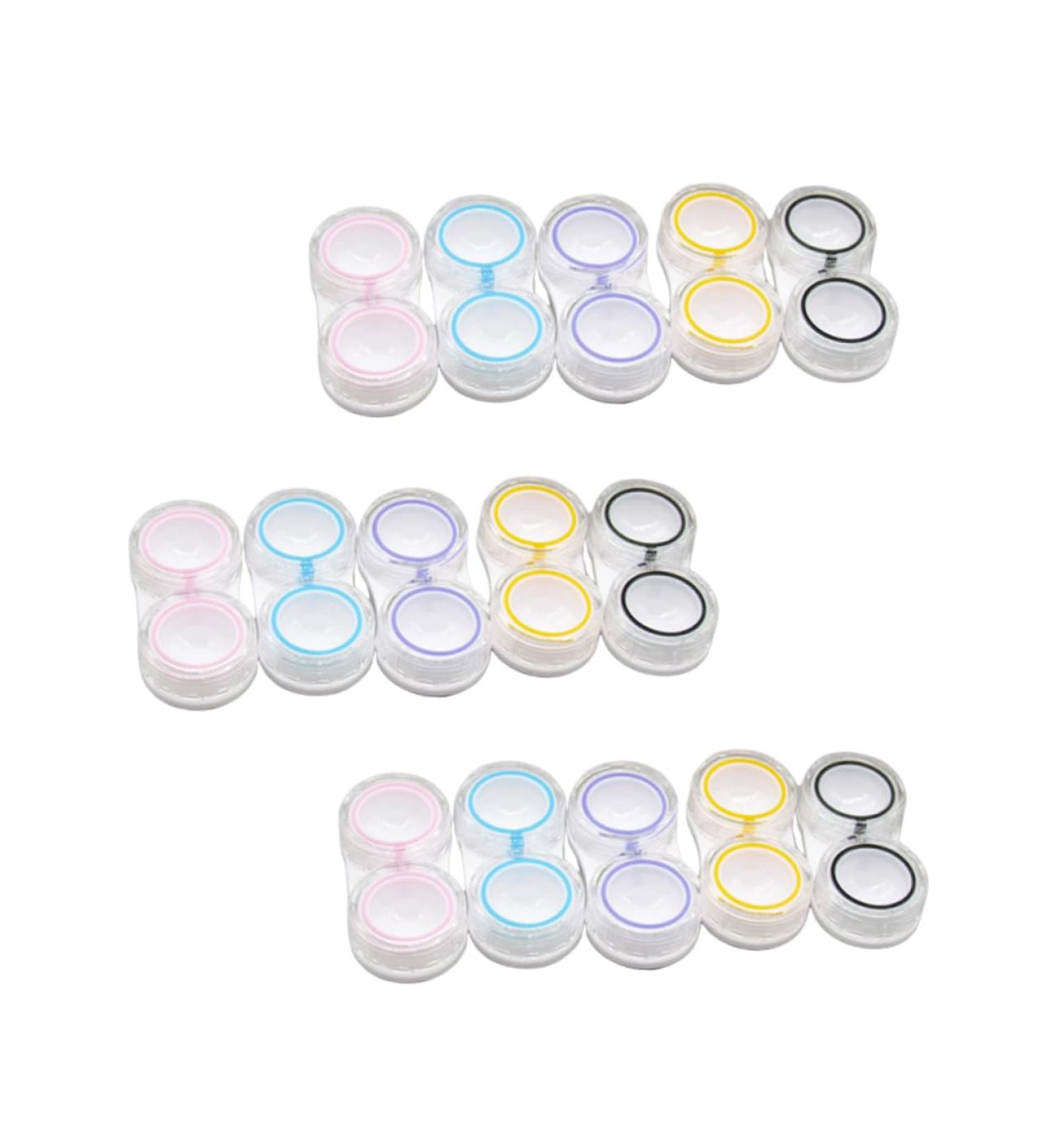 SOLUSTRE 15-Box Contact Lens Storage Case - Portable Travel Organizer for Contacts | Ideal for International Shipping - Buy Online on GoSupps.com