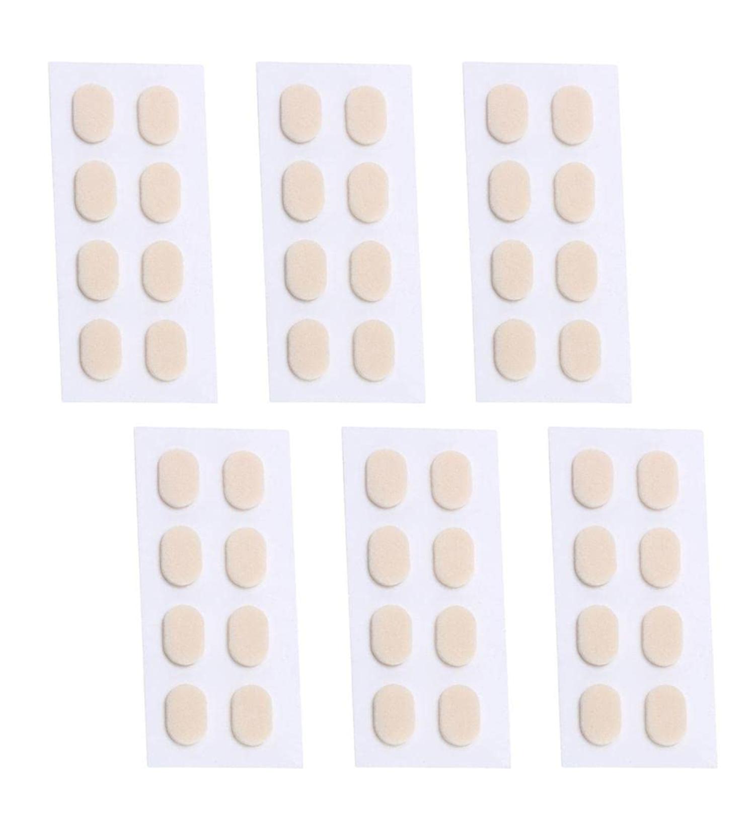 24 Pairs Non-Slip Soft Pads for Glasses & Skin - 1.5mm | International Shipping Available - Buy Online on GoSupps.com