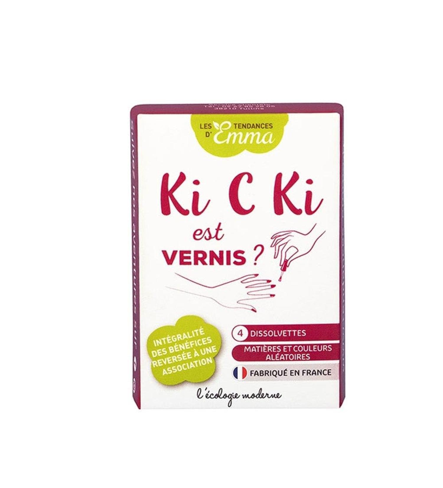 Les Tendances D'Emma Dissolvettes X4 Ki C Ki Est Vernis