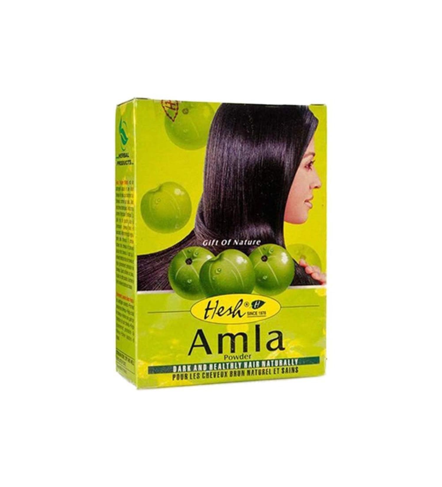 Hesh Amla Powder 3.5 Oz - Premium Ayurvedic Herbal Supplement for Hair and Skin | Fast International Shipping - Buy Online on GoSupps.com