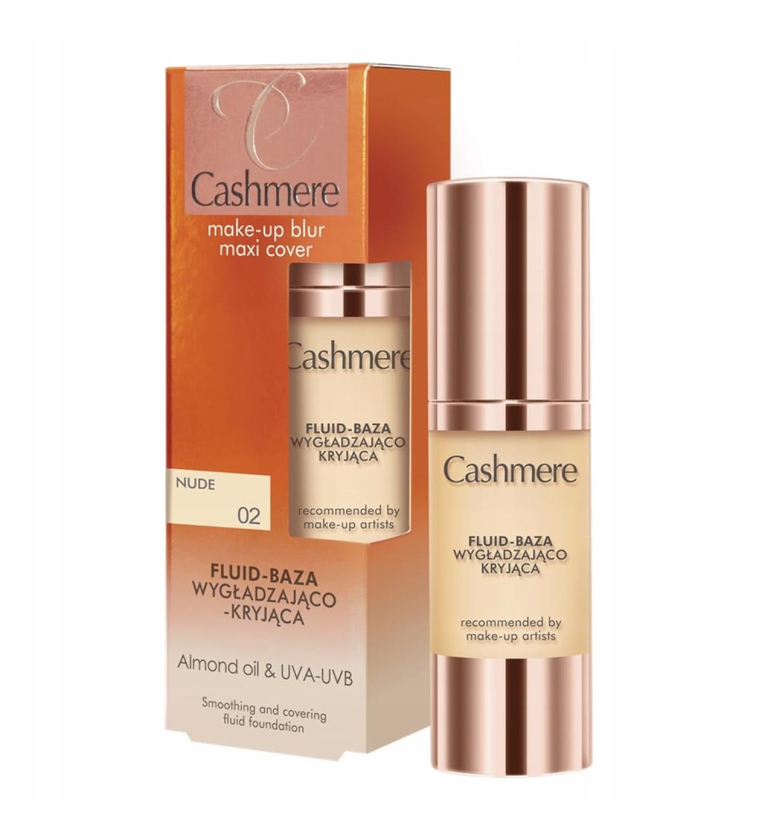 DAX CASHMERE_Cashmere MakeUp Blur Maxi Cover fluidbaza wyg adzaj cokryj ca 02 Nude 30ml