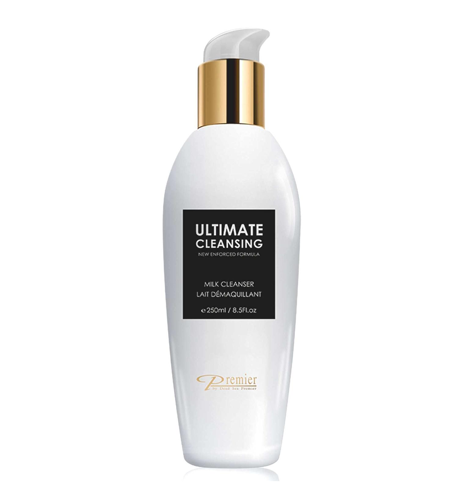 Premier Dead Sea Cleansing Milk Gentle Face Cleanser & Makeup Remover Sensitive Skin Classic Collection 8.45 fl oz - Buy Online on GoSupps.com