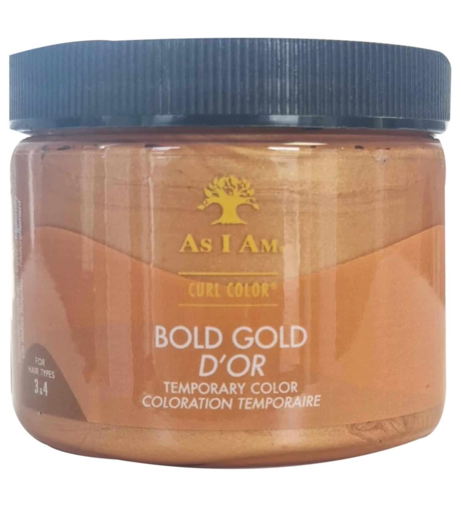 As i Am Curl Color Bold Gold 6oz Unscented 182 g (Pack of 1)