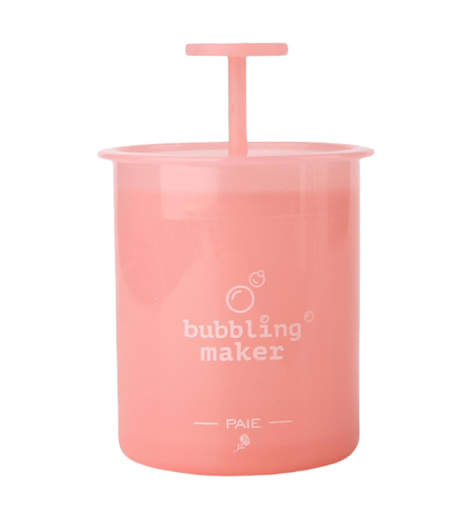 Soap Foamer - Face Cleanser Foaming Bottle Bubble Foamer - Ergonomic Pump Skincare Facial Cleansing Tool Cleansing Foaming Maker for Women Girls Pink - Buy Online on GoSupps.com