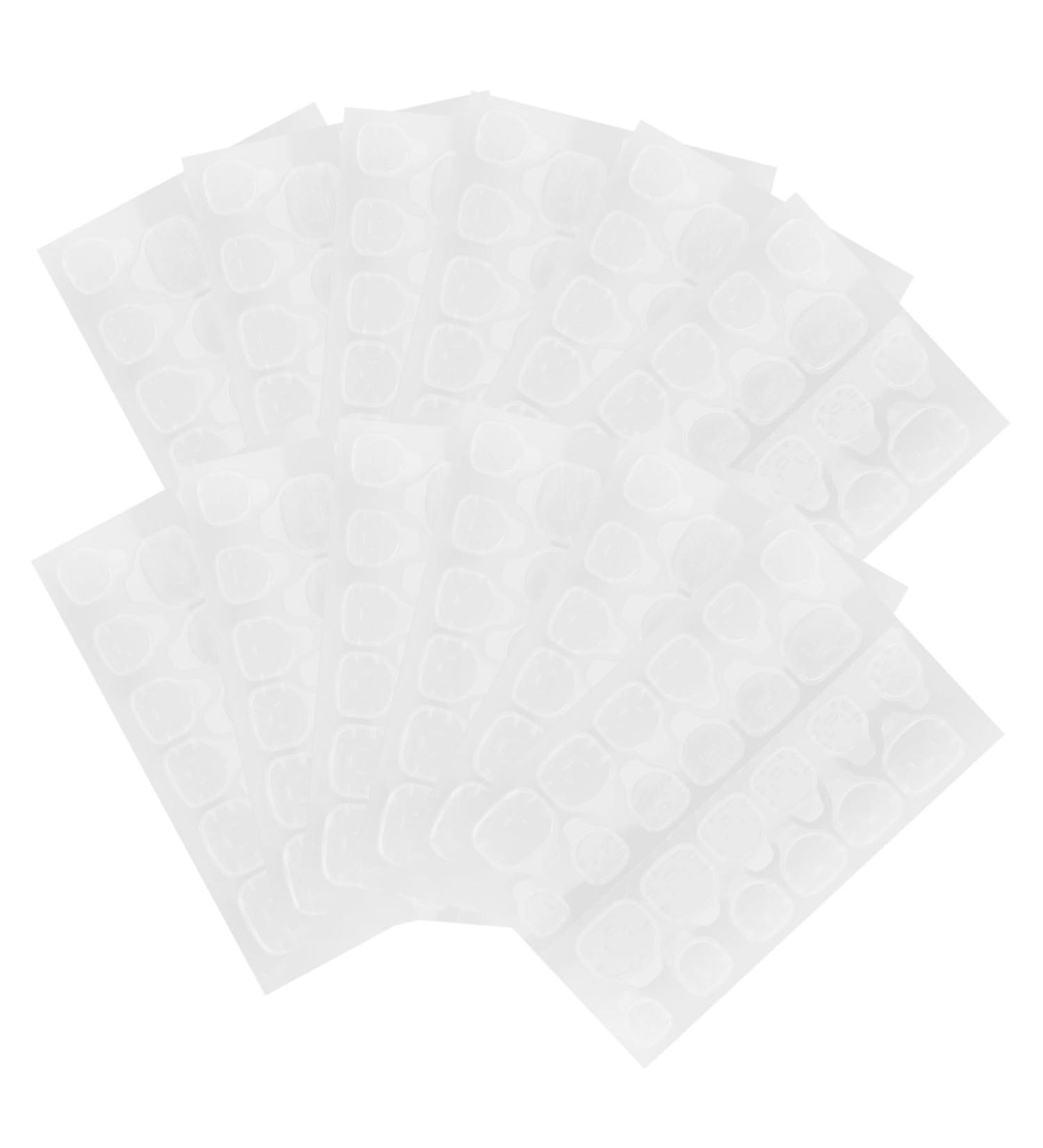 Mikinona 15sheets Nail Jelly Glue Fake Nails Pink Press on Nails Glue Multi-functional Nail Glue Jelly Glue Stickers False Nail Glue Stickers Fake Glue Stickers Major Double Sided Sticker - Buy Online on GoSupps.com