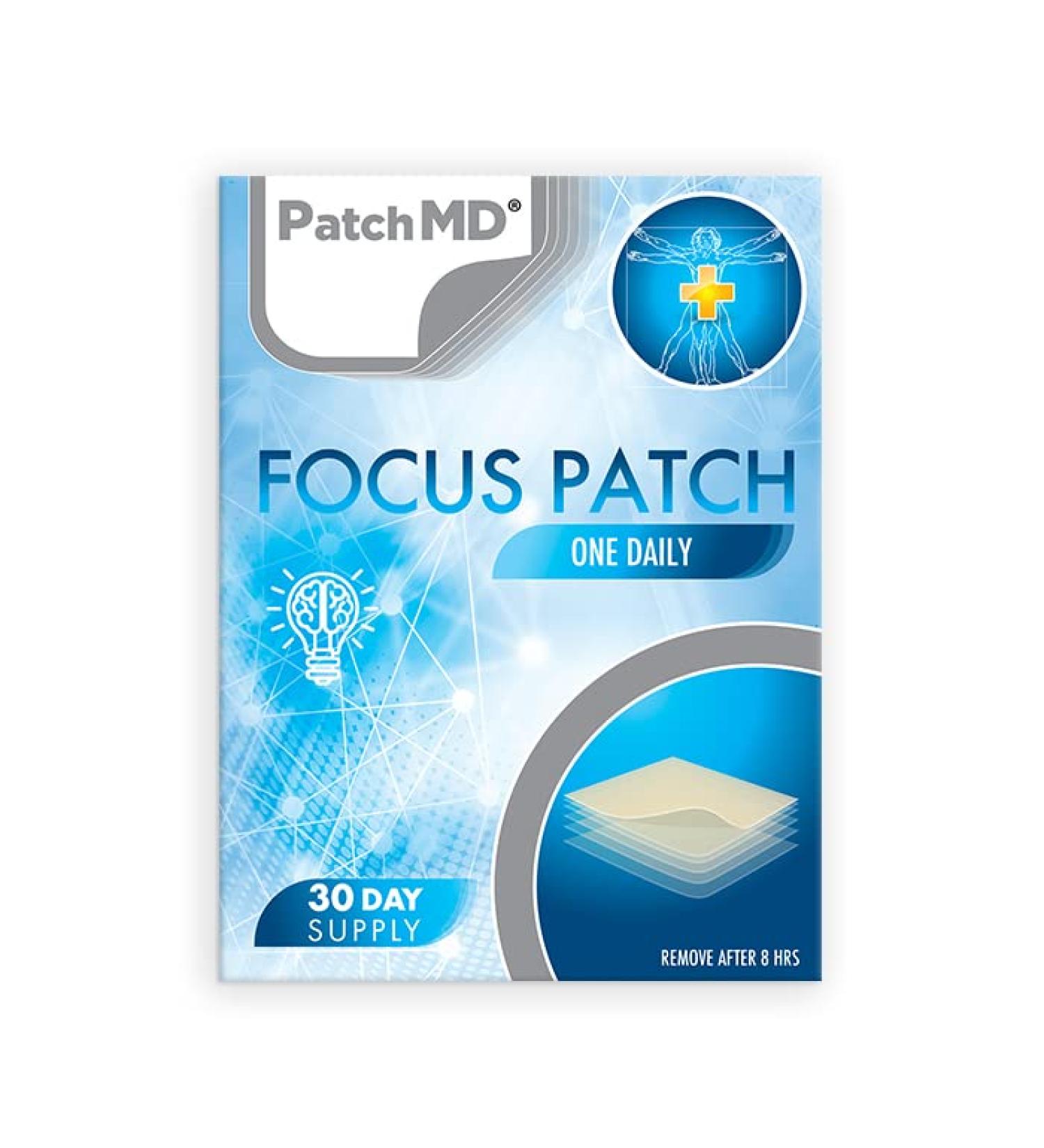 PatchMD Focus Patch - 30-Day Supply | Topical Patch for Concentration - Buy Online on GoSupps.com