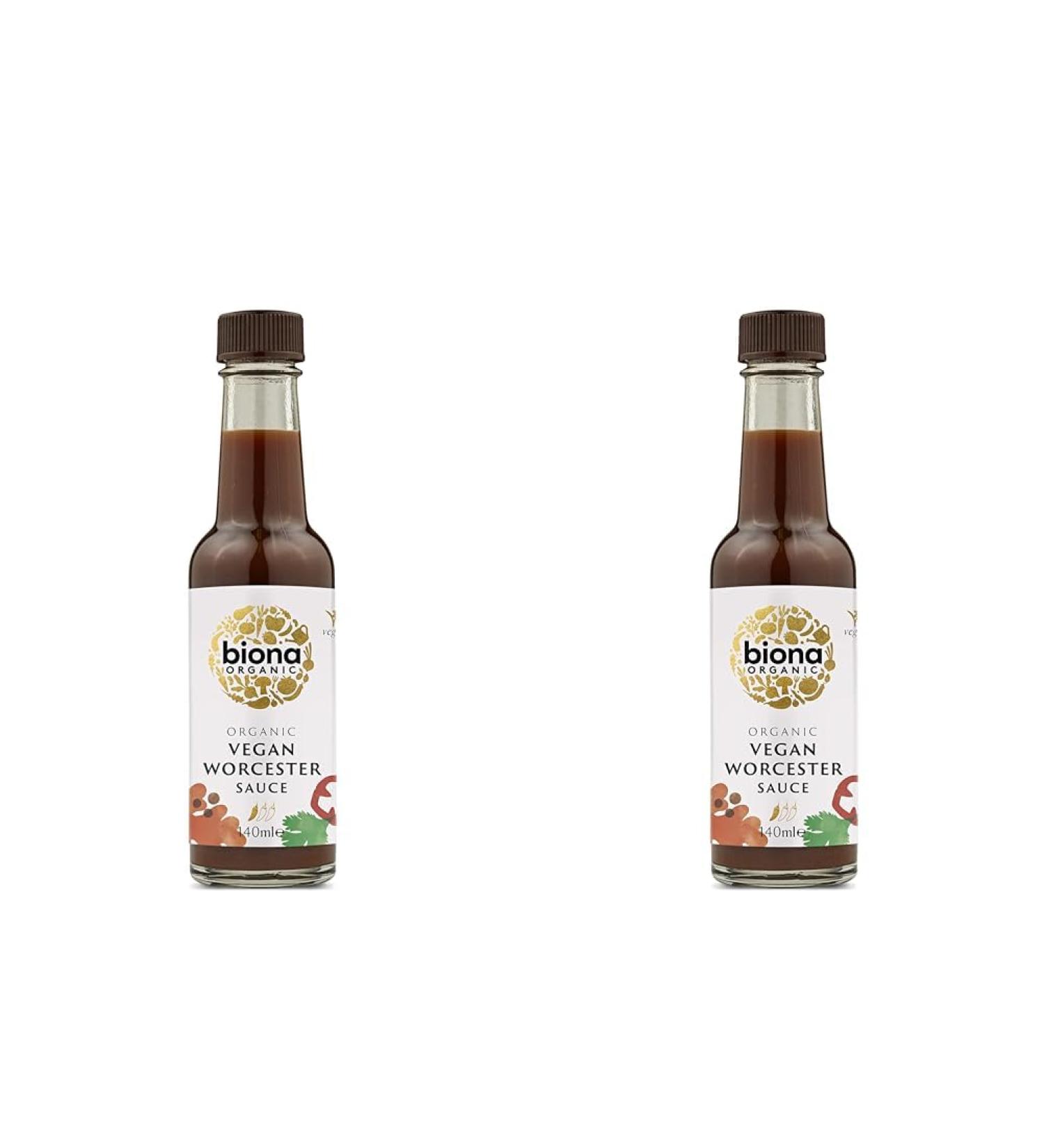 Biona Organic Worcester Sauce 140ml (Pack of 2) 140 ml (Pack of 2) - Buy Online on GoSupps.com