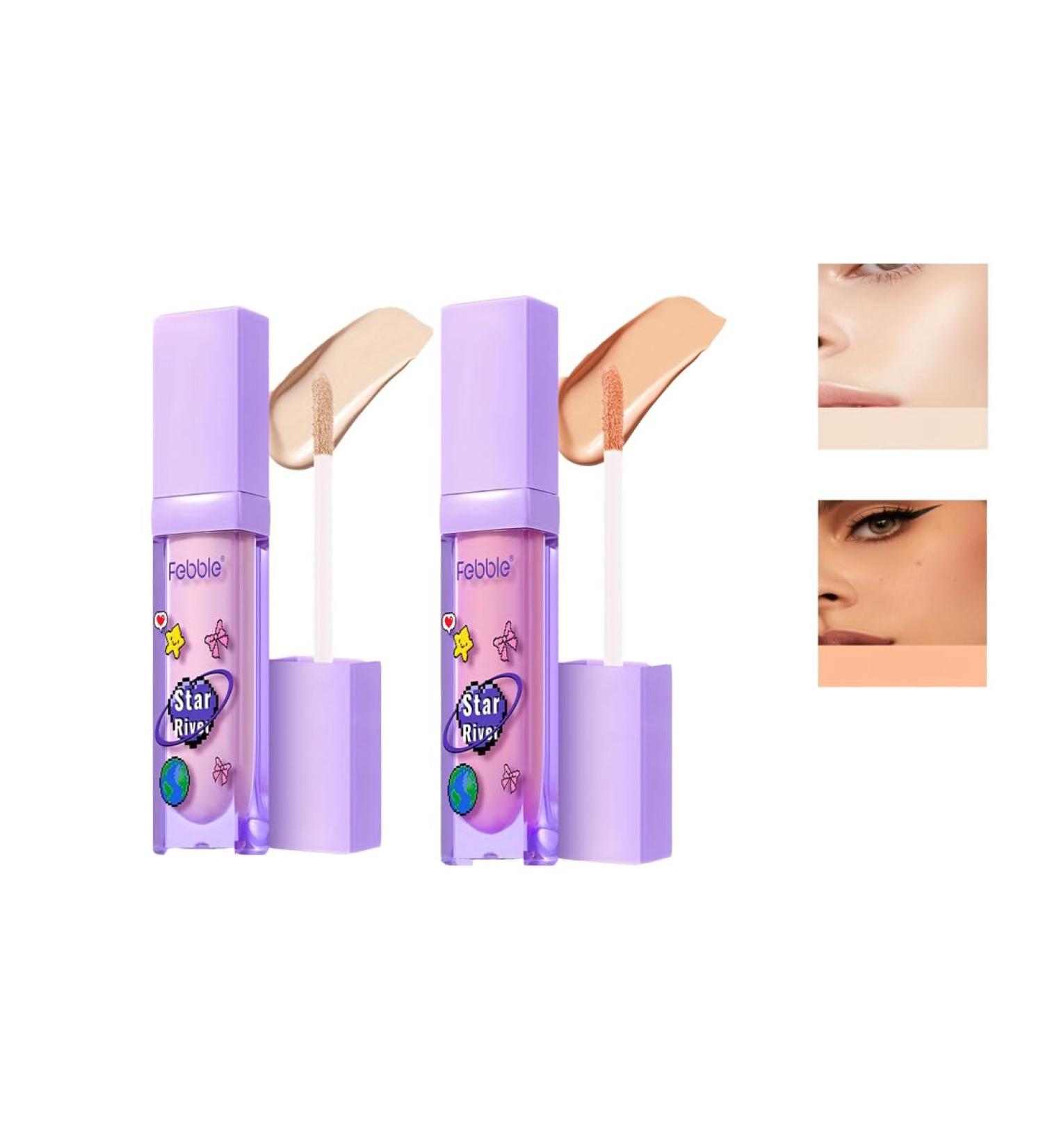 Moisturizing Concealer Stick Lightweight Full Coverage Long Lasting Conceals Corrects Hydrates Long-Wear Matte Finish Waterproof & Lightweight For All Skin 2 Pcs (0104) - Buy Online on GoSupps.com