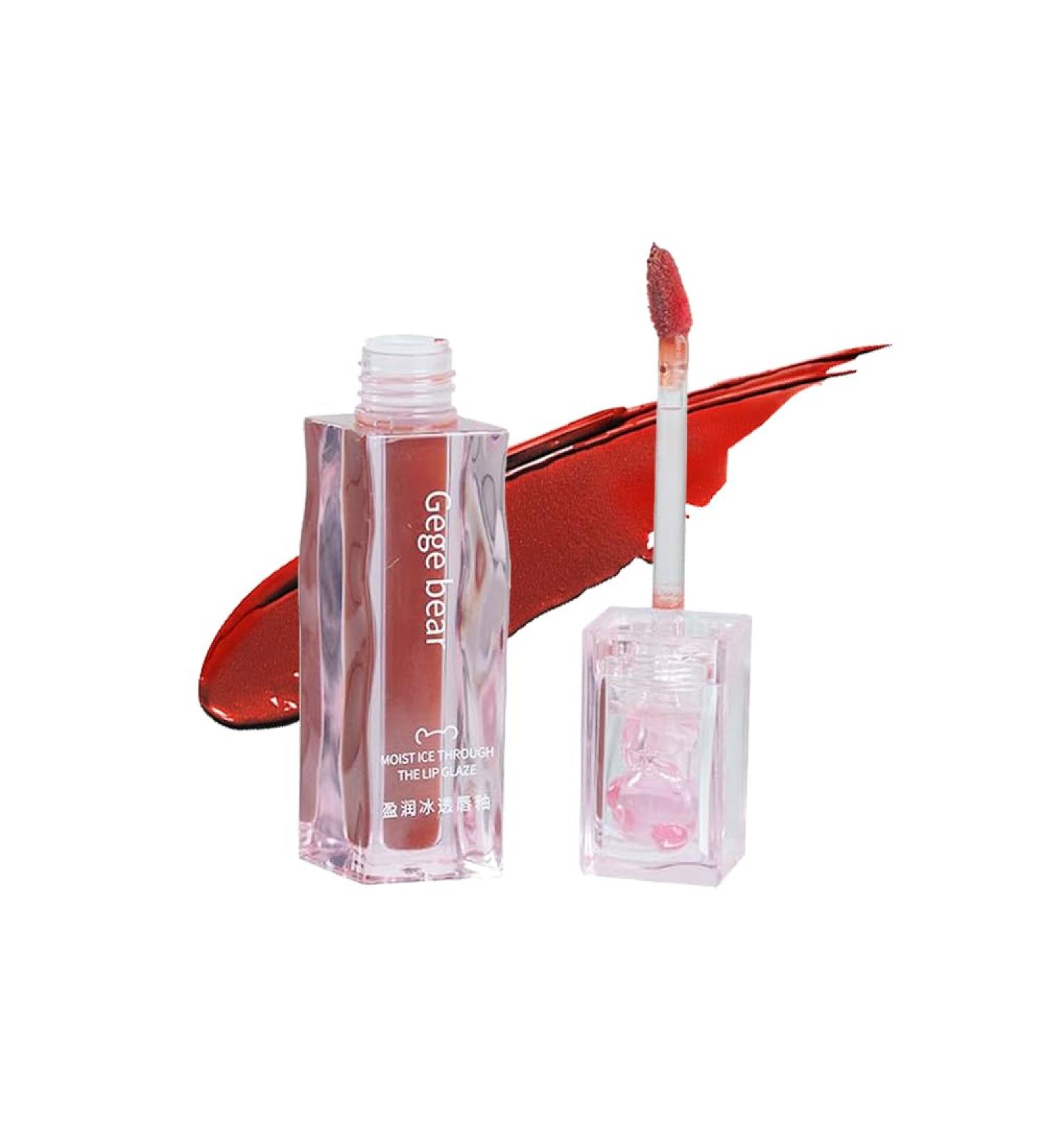 Buy Moisturizing Lip Glaze - Smooth Luster Lightweight Full Coverage | 24-Hour Waterproof Lipstick - Perfect for All Skin Tones - Buy Online on GoSupps.com