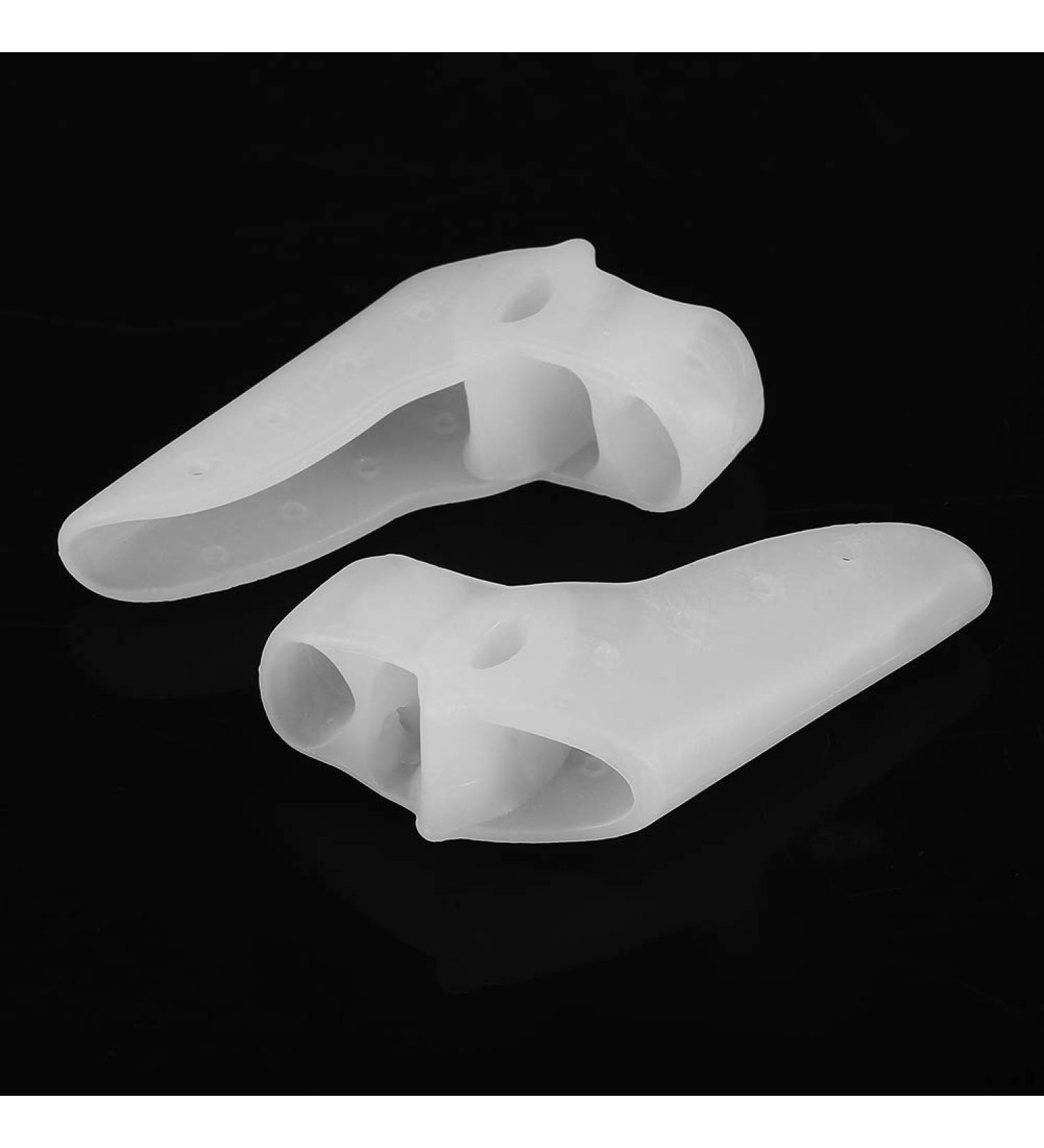 Comfortable Gel Toe Separator - 2 Pairs for Bunion, Hammer Toes, Hallux Valgus - Antiskid Toe Corrector - Buy Online on GoSupps.com