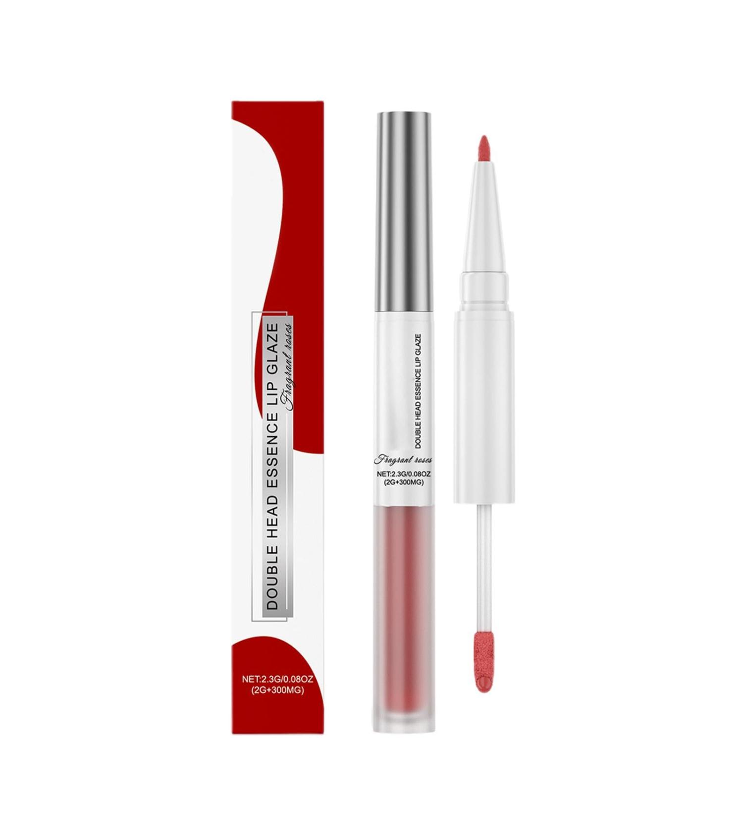 Lip pencil and lipstick set Lip pencil and lip gloss set | Dual-ended lipstick lip pencil for makeup lip gloss Lip pencil - Buy Online on GoSupps.com