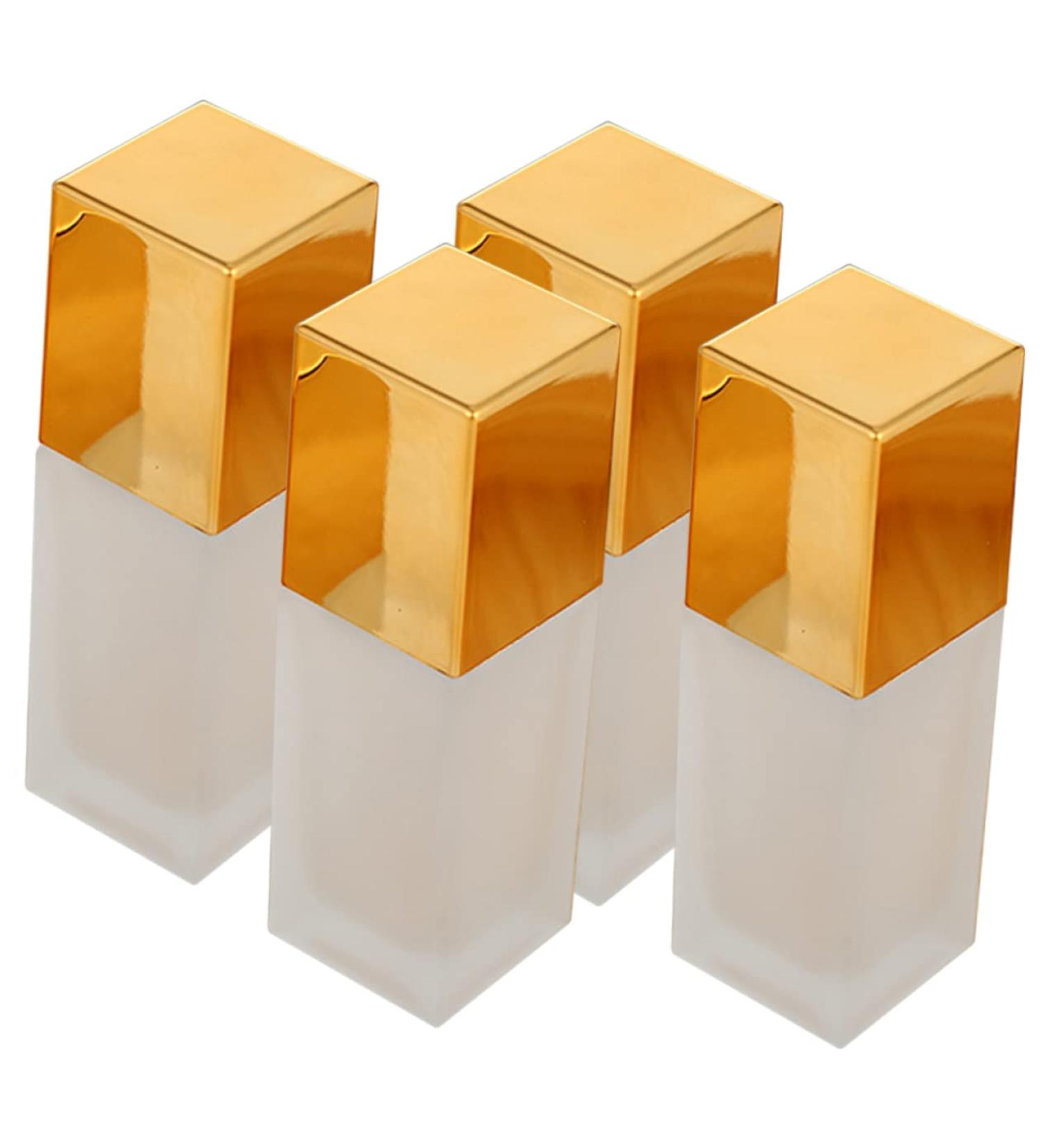 12 Pcs Square Liquid Foundation Bottle Travel Bracket Filling As Shownx3pcs 10.5x3.2cmx3pcs - Buy Online on GoSupps.com