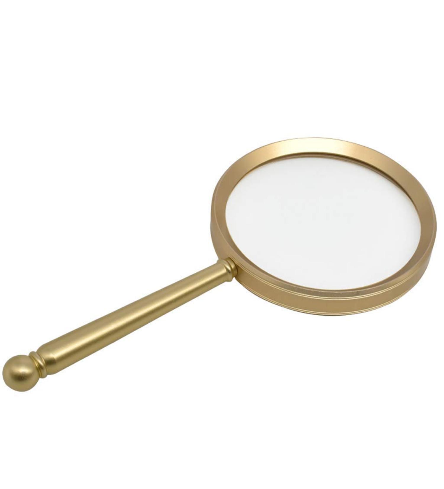 Glass 20 Times High-Definition Glass Old Reading Newspaper Student Children Old Men Gold Aluminum Hand-held Glass 185 Times 105 Times 75/90Mm Made in China - Buy Online on GoSupps.com