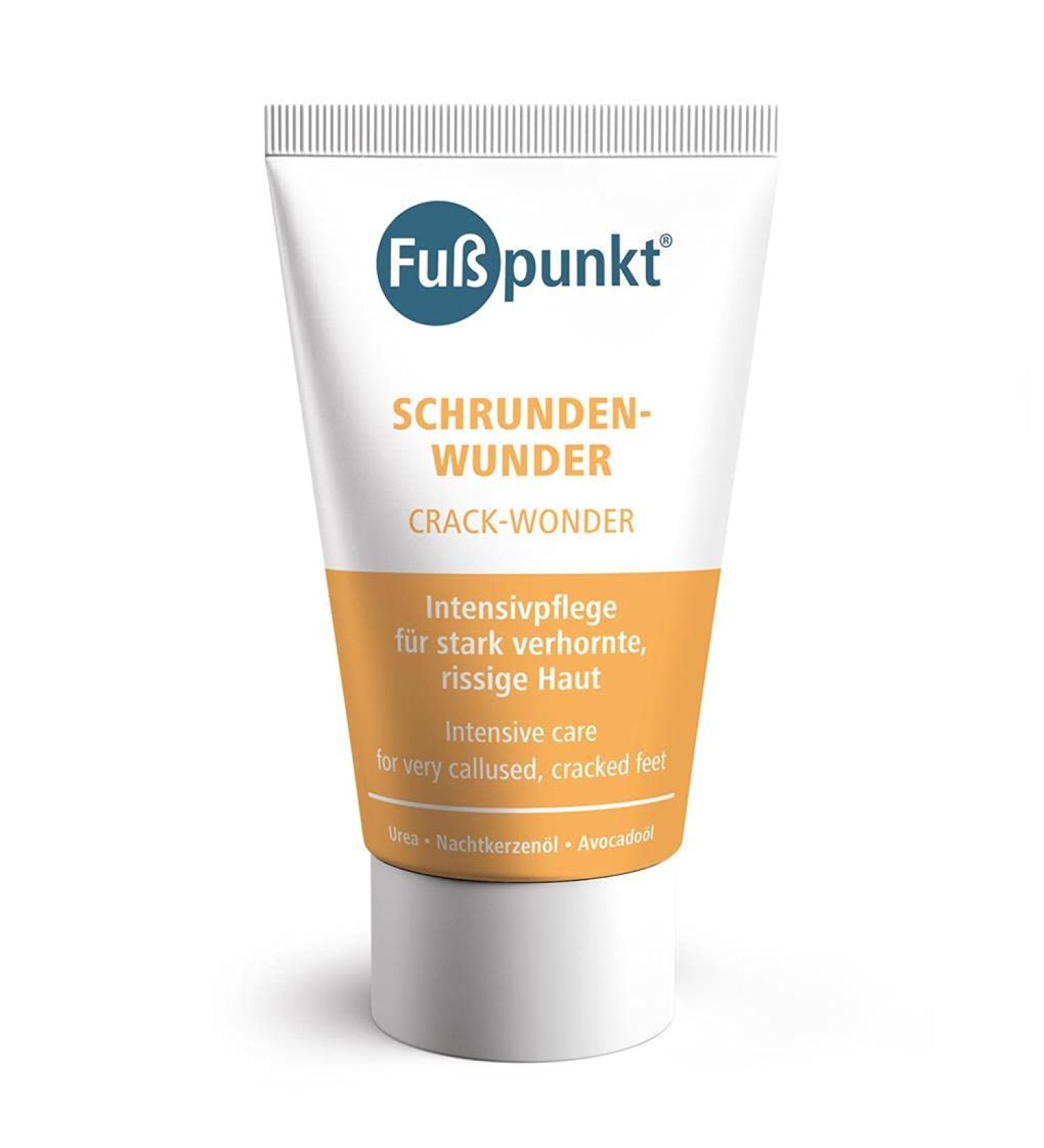 Fußpunkt - cr me pour les pieds gerc s avec 15% d'ur e - Pour les callosit s et les crevasses - 75 ml