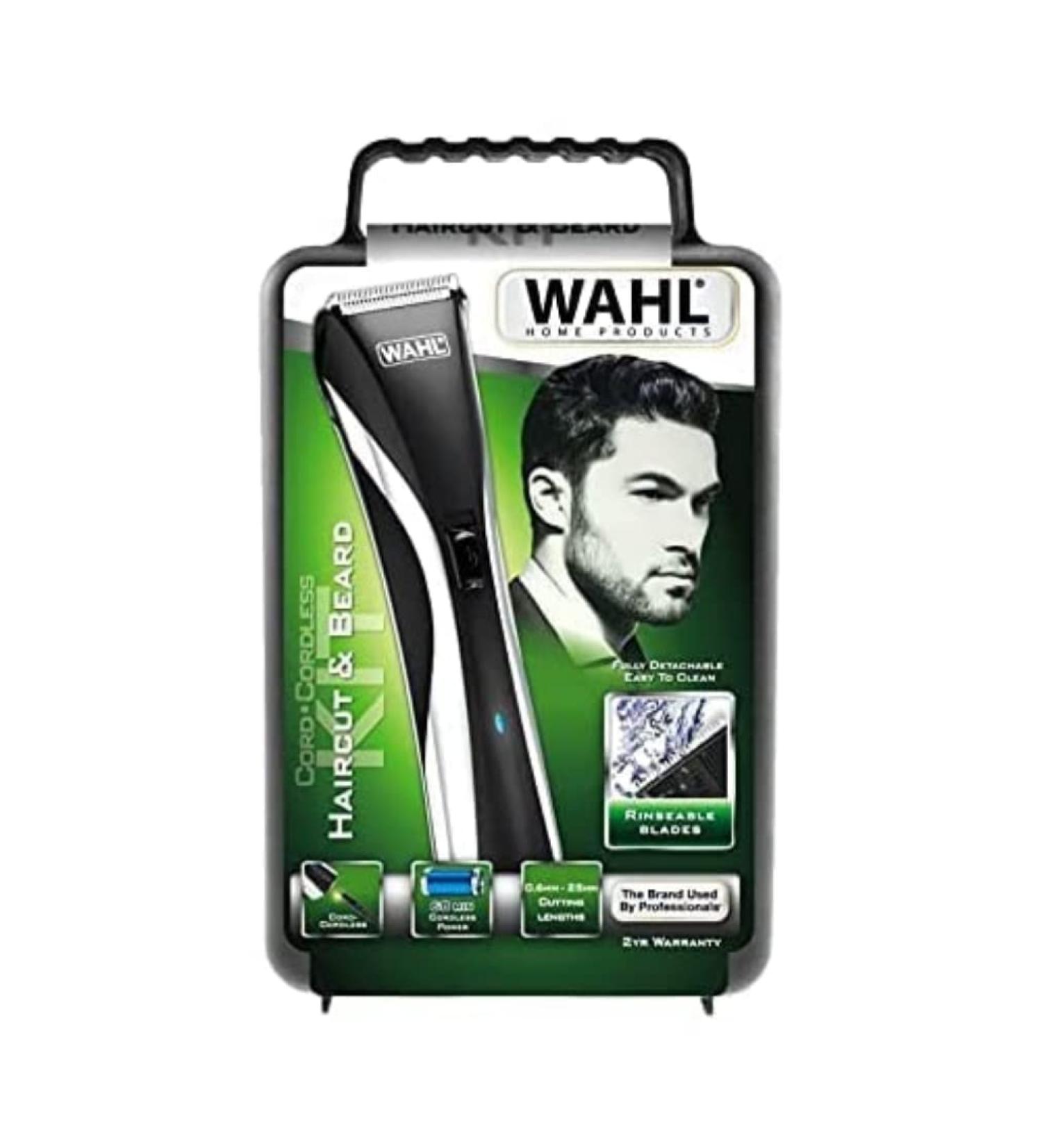 Wahl Hair & Beard LED Clipper - Cord/Cordless Haircut Set for Men | Precision Beard Cutters for At-Home Grooming - Buy Online on GoSupps.com