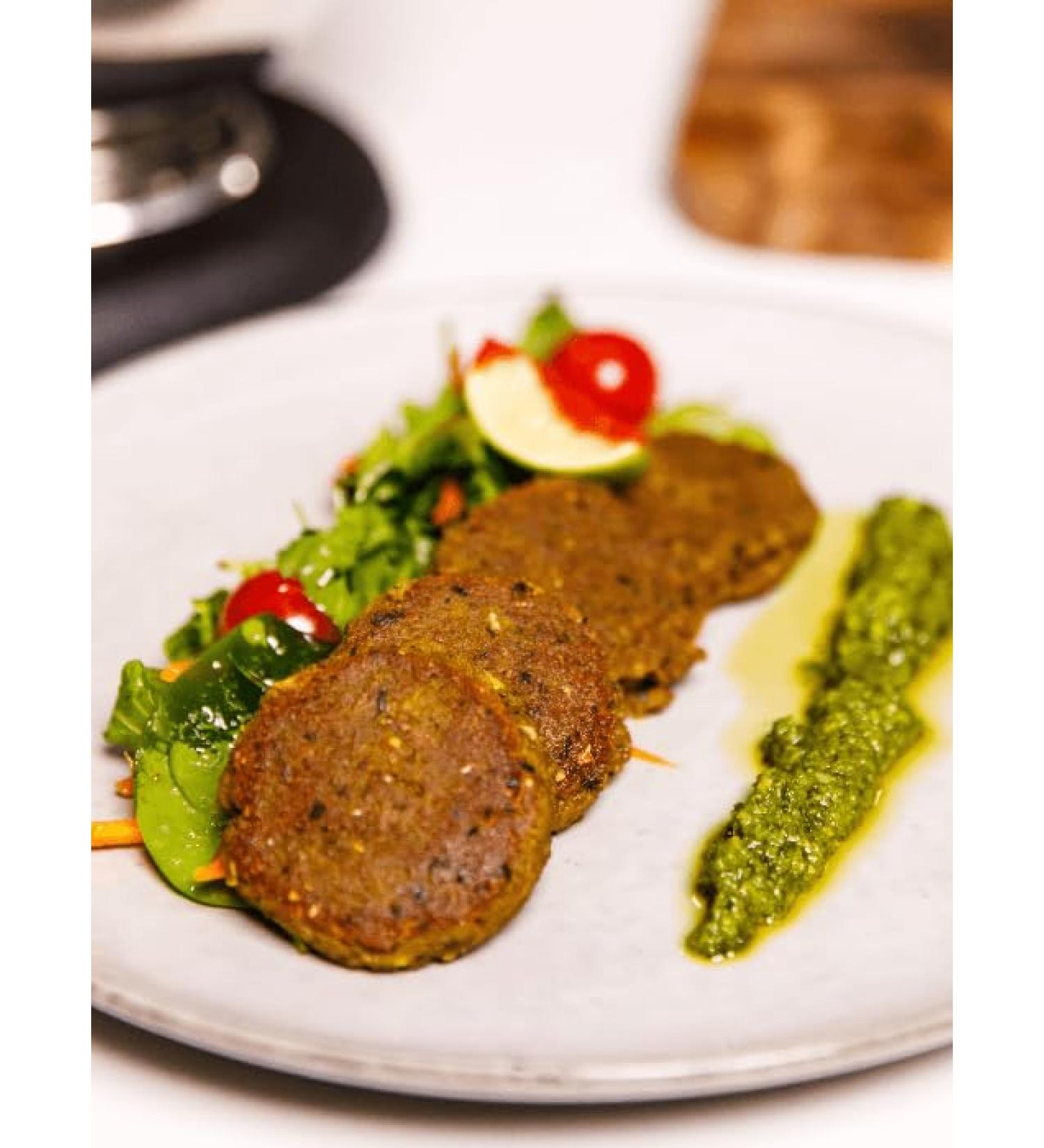 Shami Kebab with Green Mint Chutney | KitchenAid Recipe Kit Serves For 2 People Indian Spicy - Buy Online on GoSupps.com